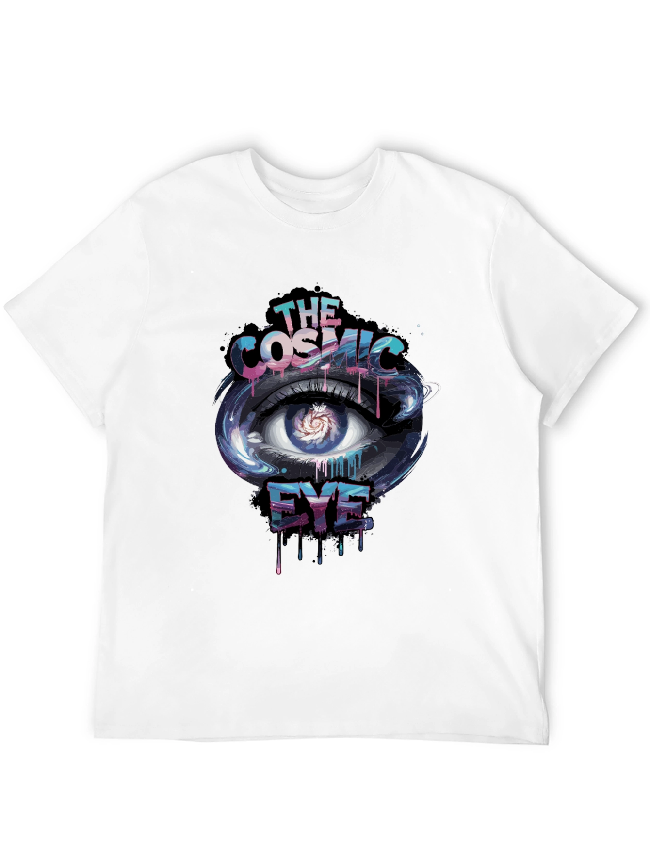 Cosmic Eye Graphic Black T-Shirt
