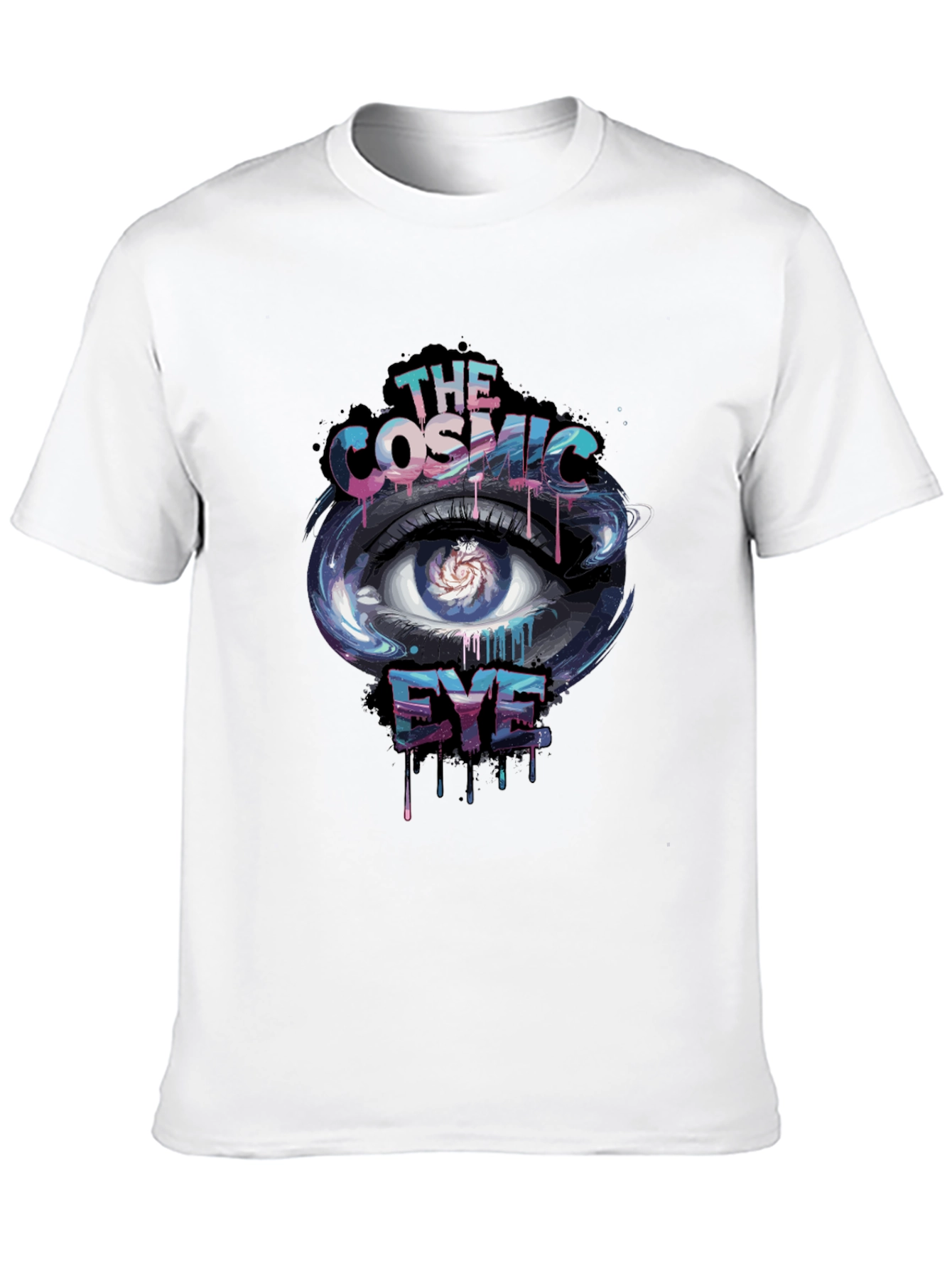 Cosmic Eye Graphic Black T-Shirt