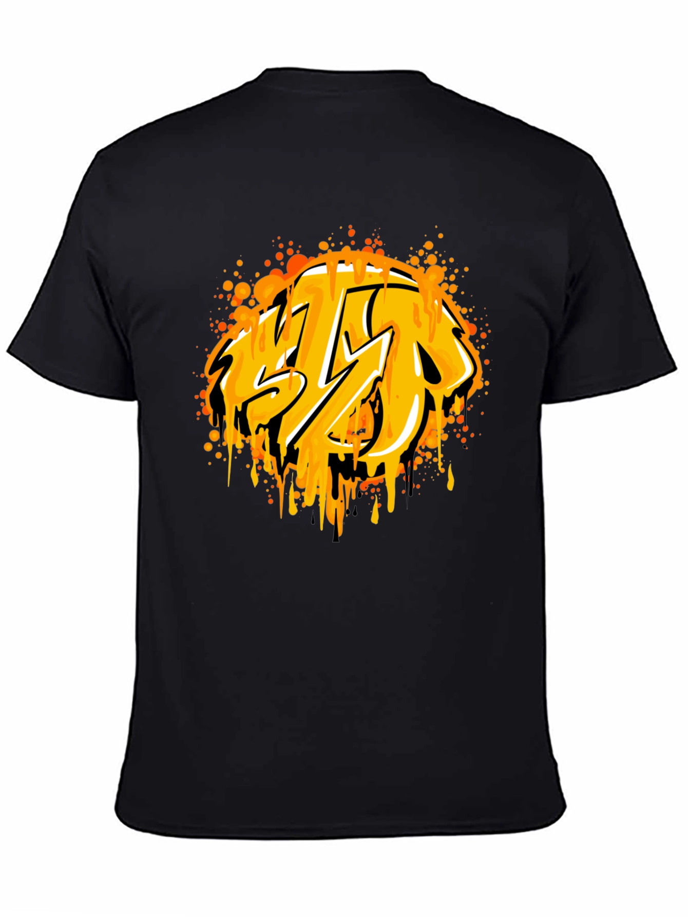 Bold Graphic Black T-Shirt