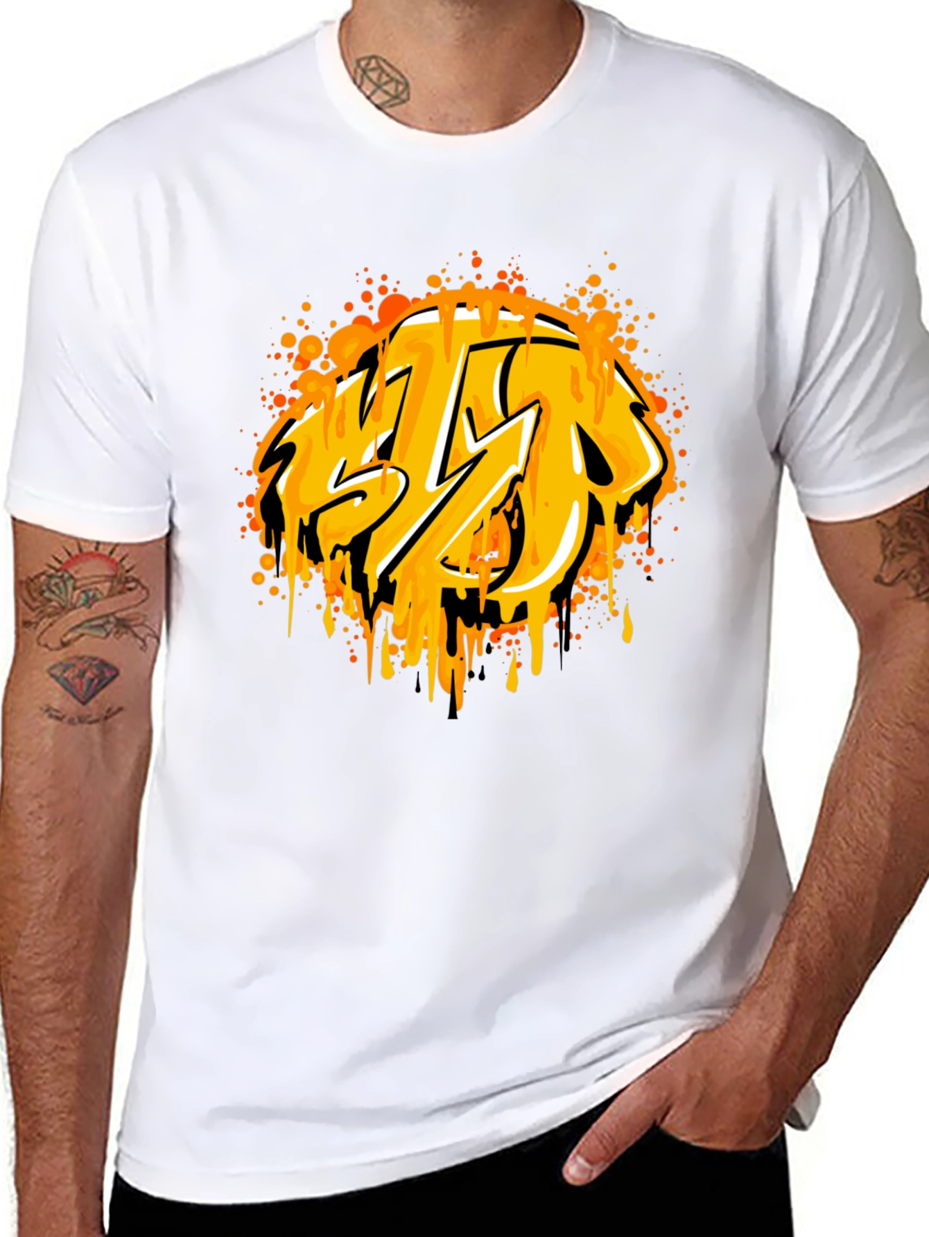 Bold Graphic Black T-Shirt