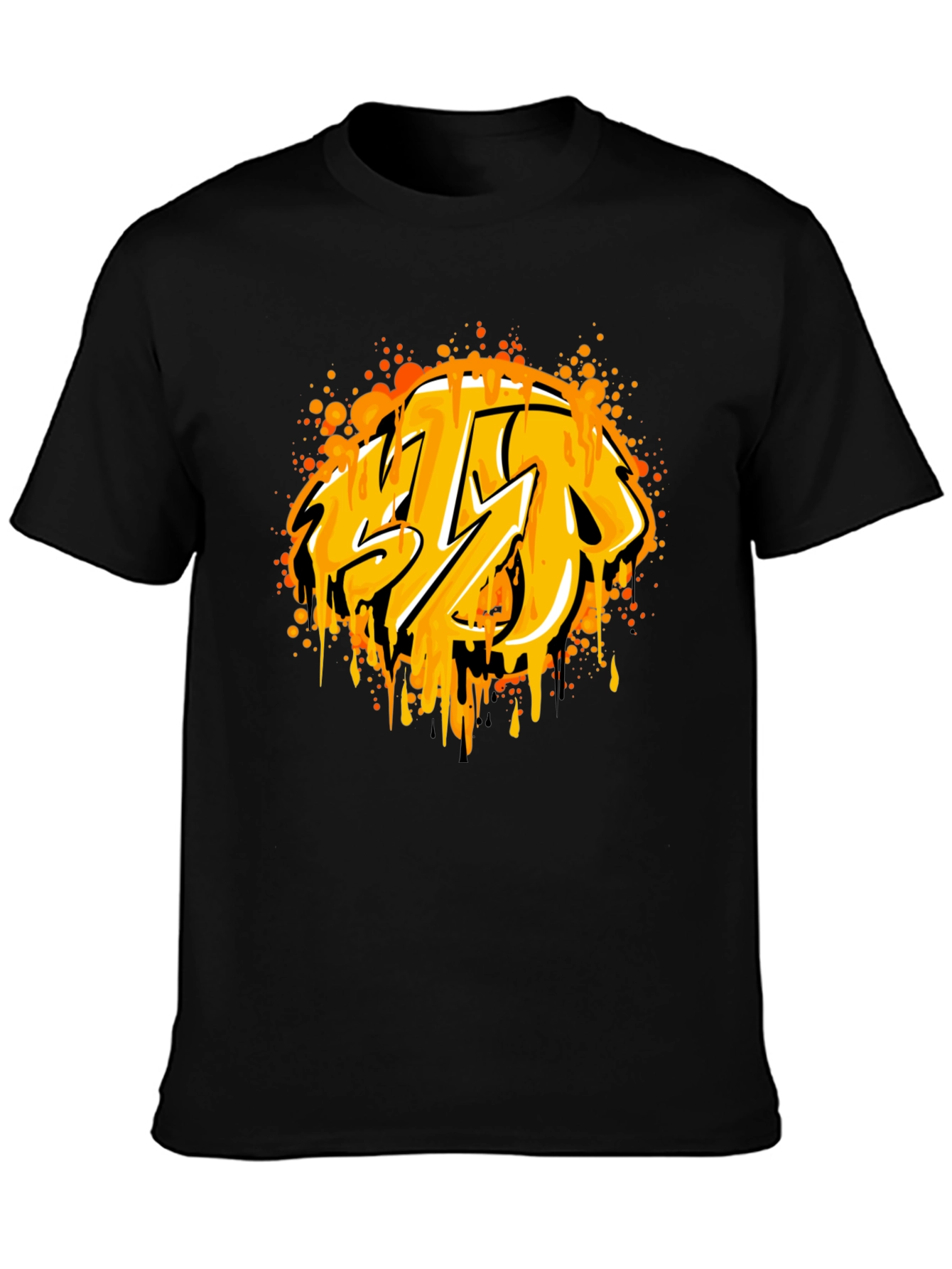 Bold Graphic Black T-Shirt