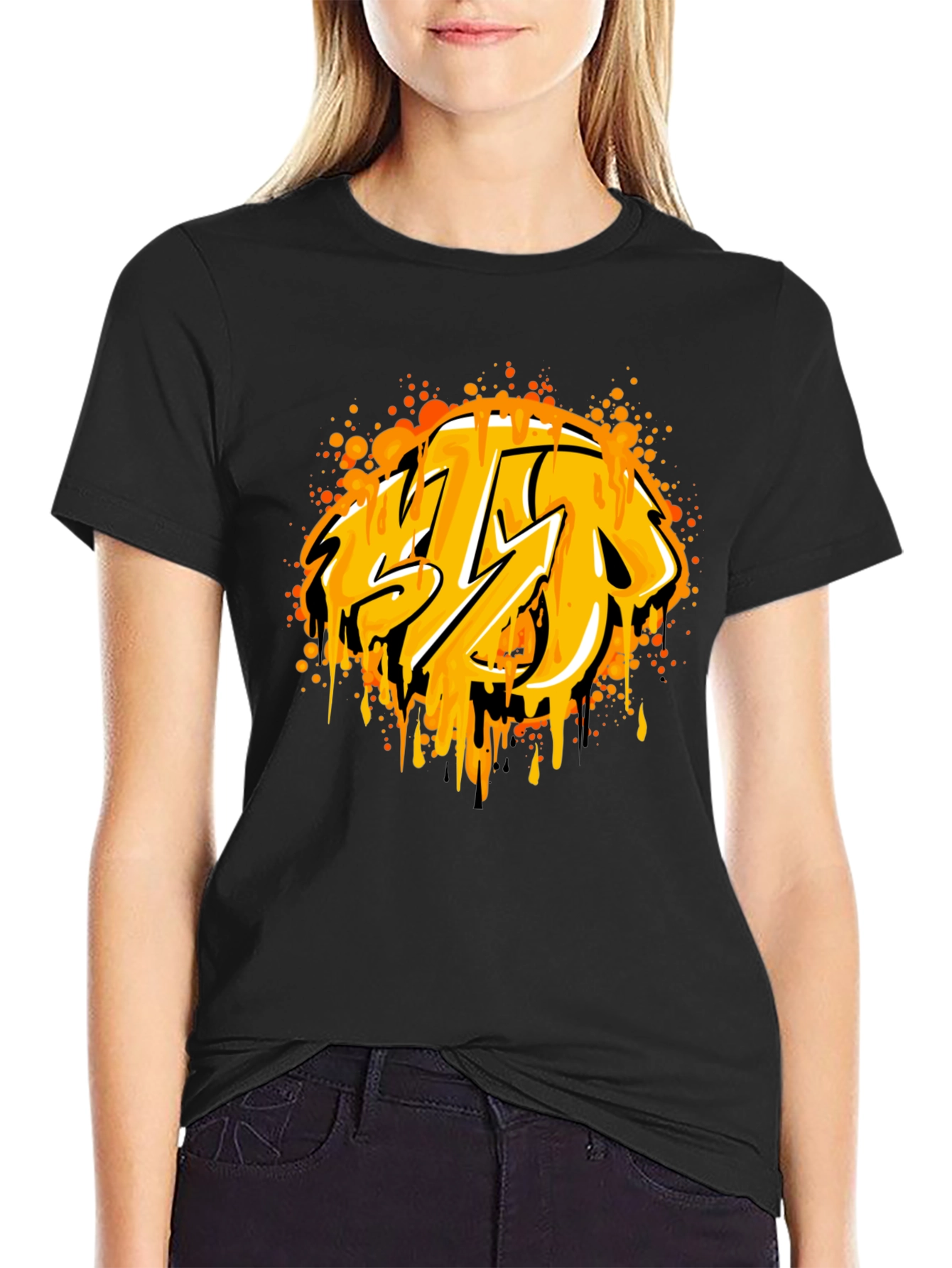 Bold Graphic Black T-Shirt