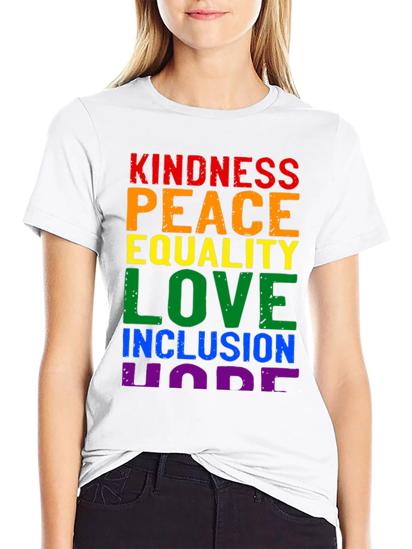 Kindness Peace Love LGBT Equality T-Shirt