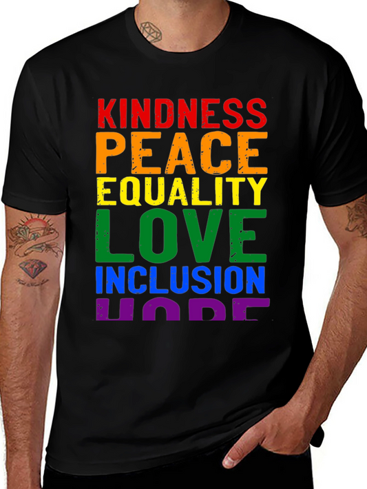 Kindness Peace Love LGBT Equality T-Shirt