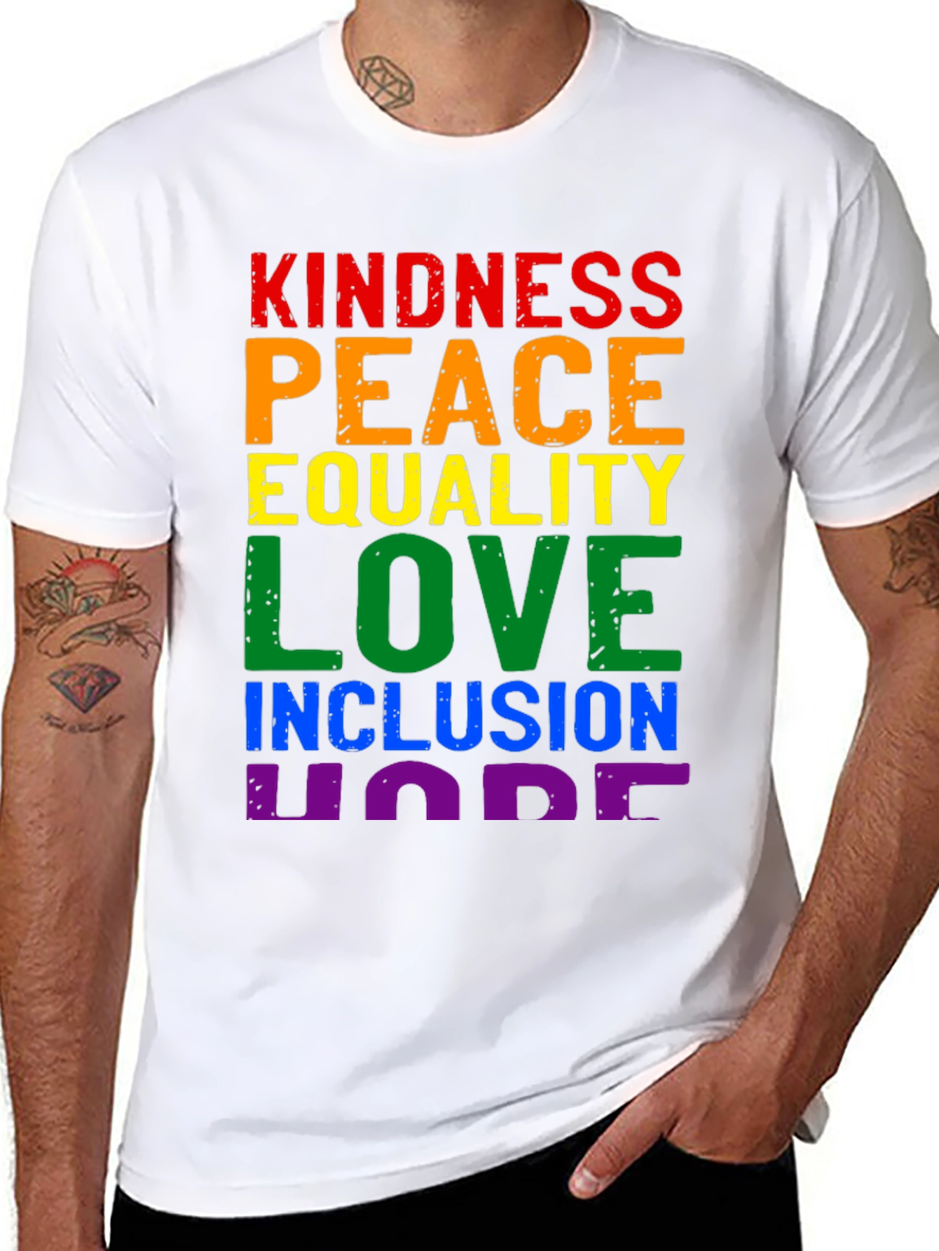 Kindness Peace Love LGBT Equality T-Shirt