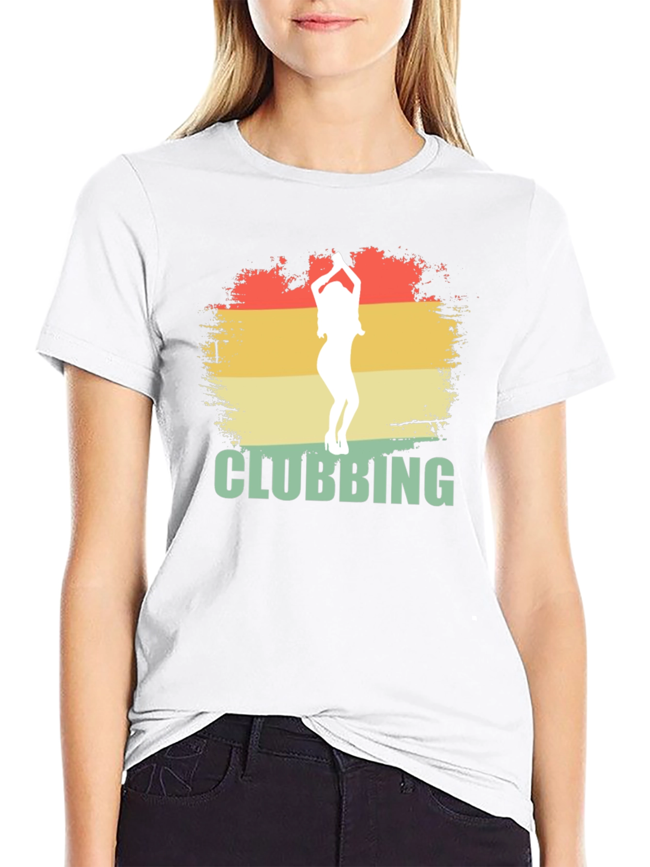 Retro Clubbing Graphic Tee - Cool Party Shirt