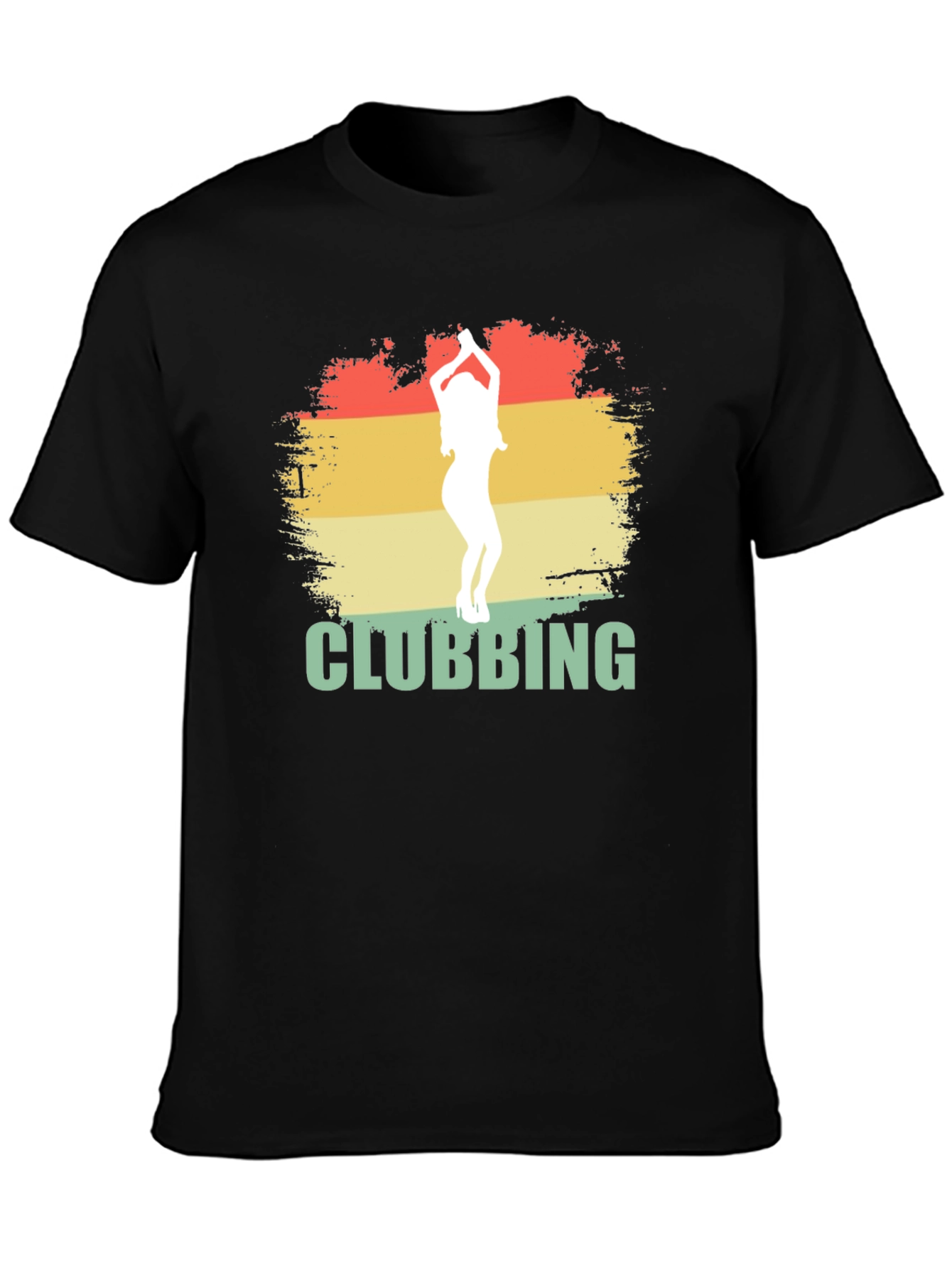 Retro Clubbing Graphic Tee - Cool Party Shirt