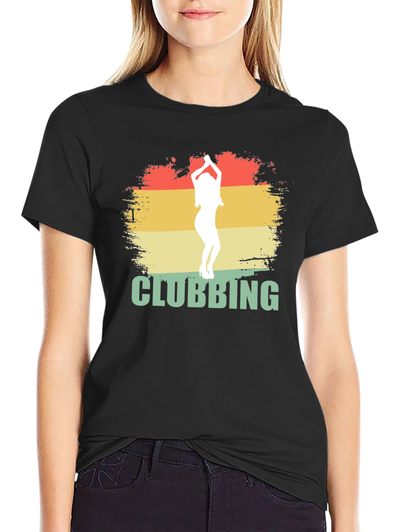 Retro Clubbing Graphic Tee - Cool Party Shirt