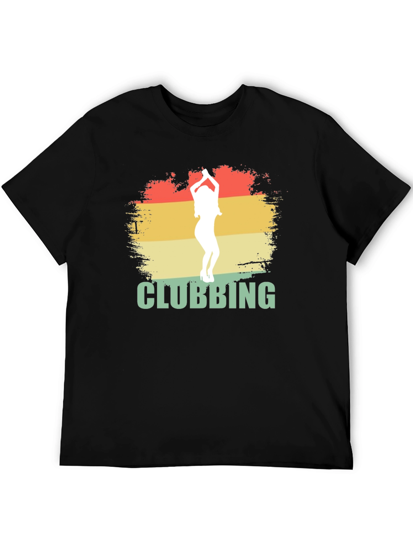 Retro Clubbing Graphic Tee - Cool Party Shirt