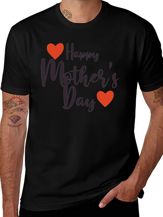 Happy Mothers Day T-Shirt - Heart Design