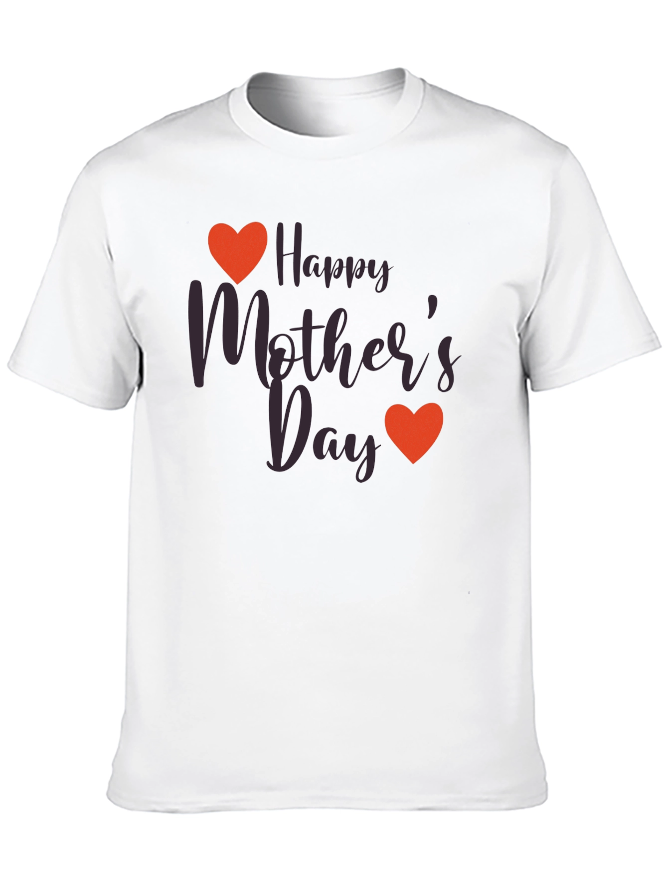 Happy Mothers Day T-Shirt - Heart Design