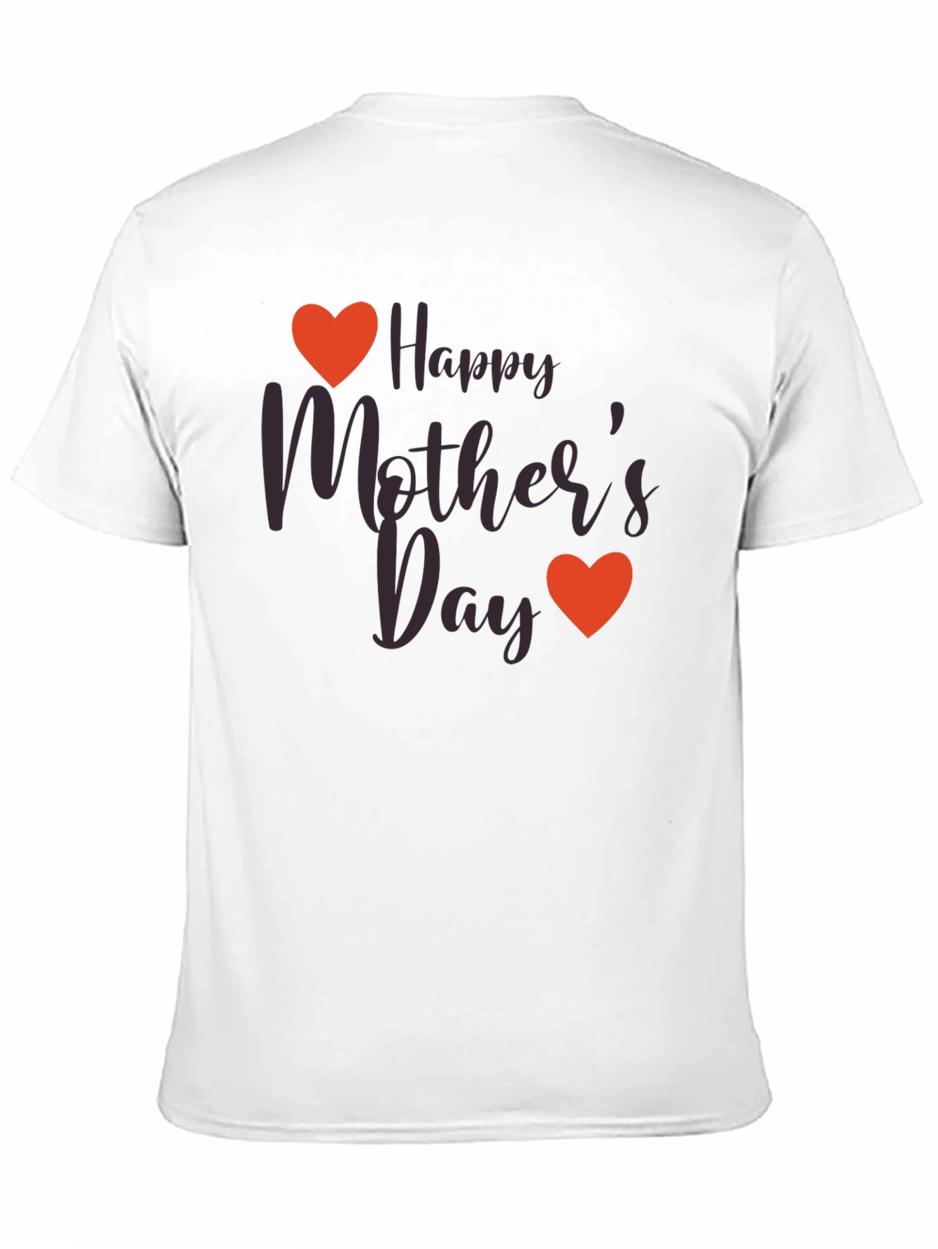 Happy Mothers Day T-Shirt - Heart Design