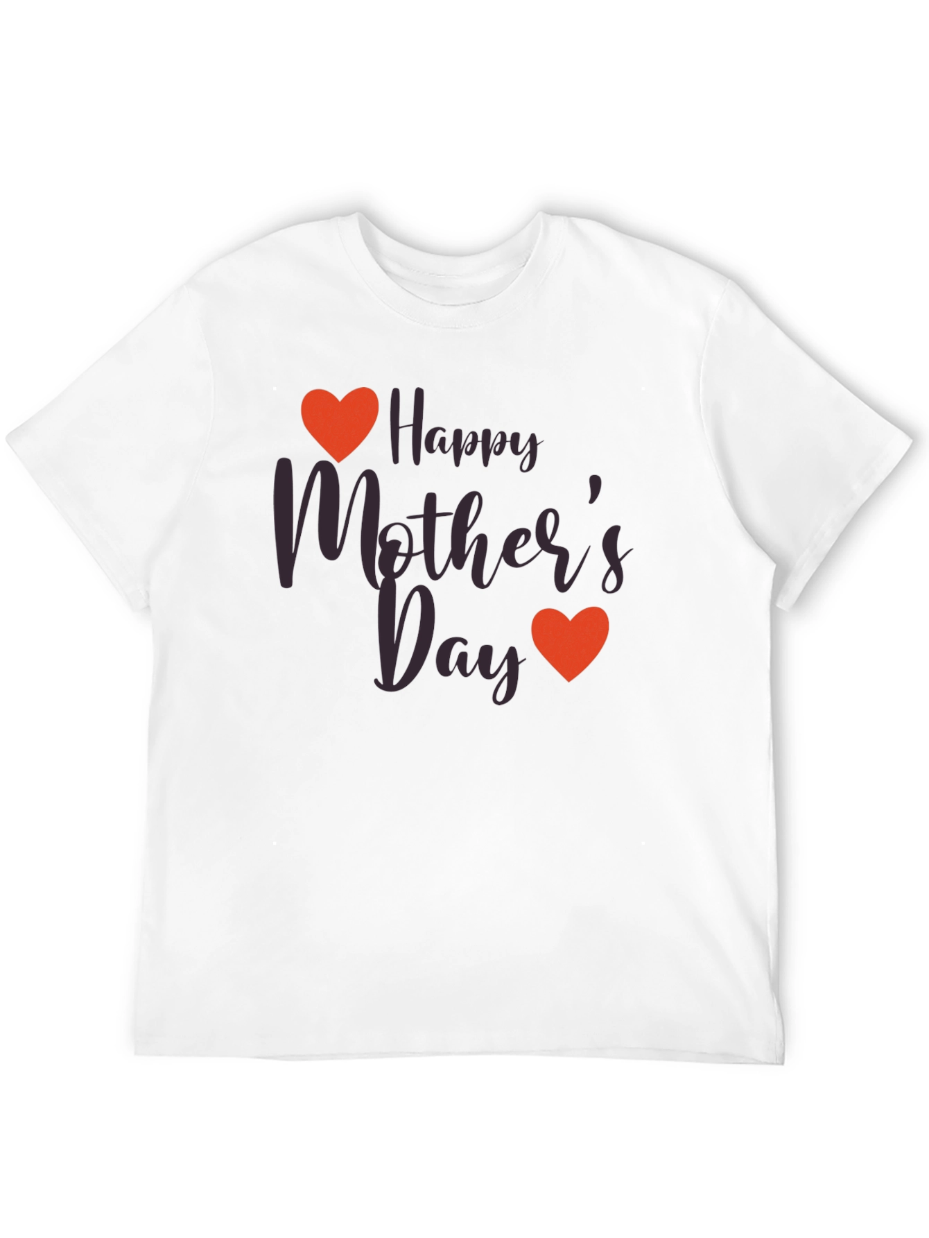 Happy Mothers Day T-Shirt - Heart Design