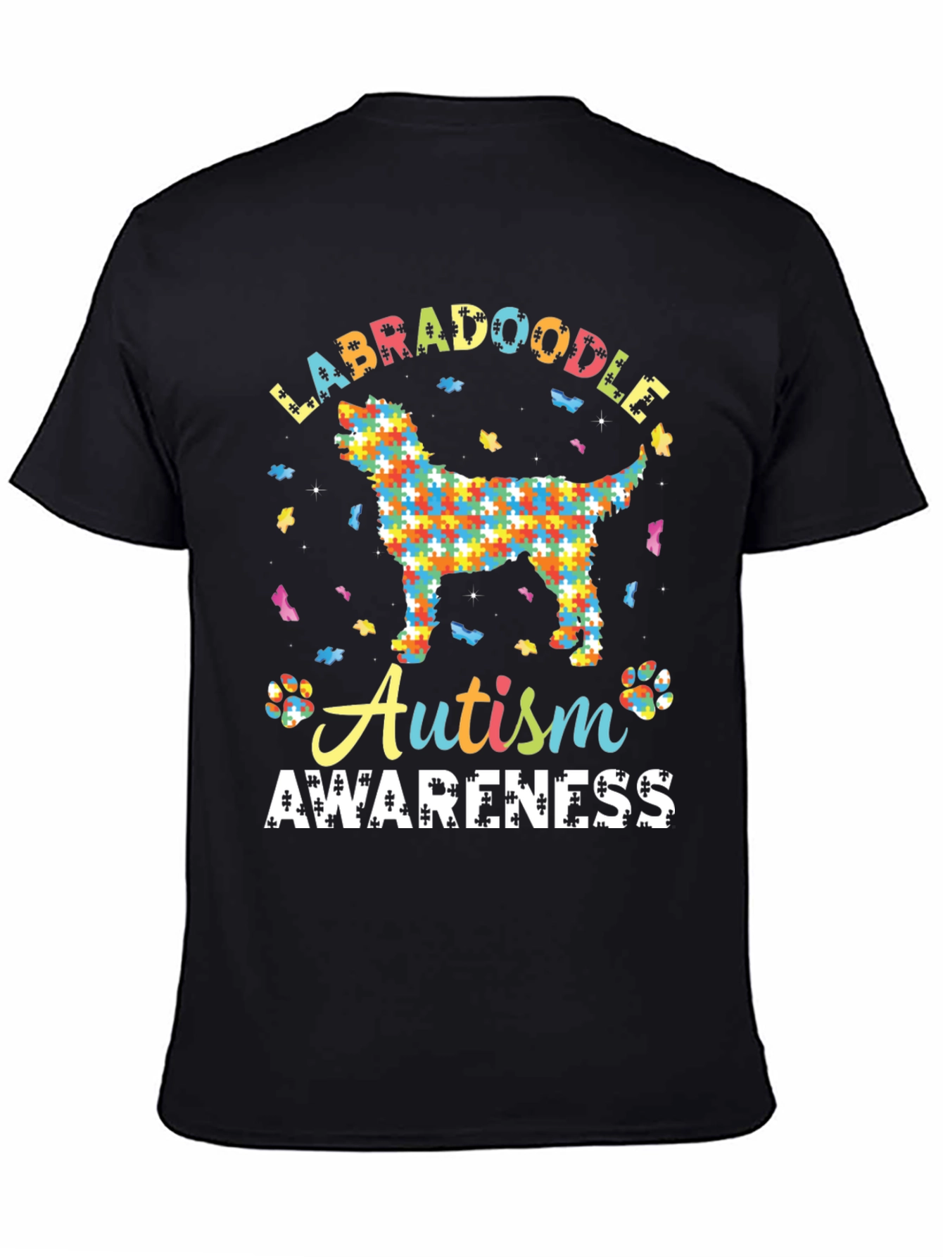 Labradoodle Autism Awareness T-Shirt