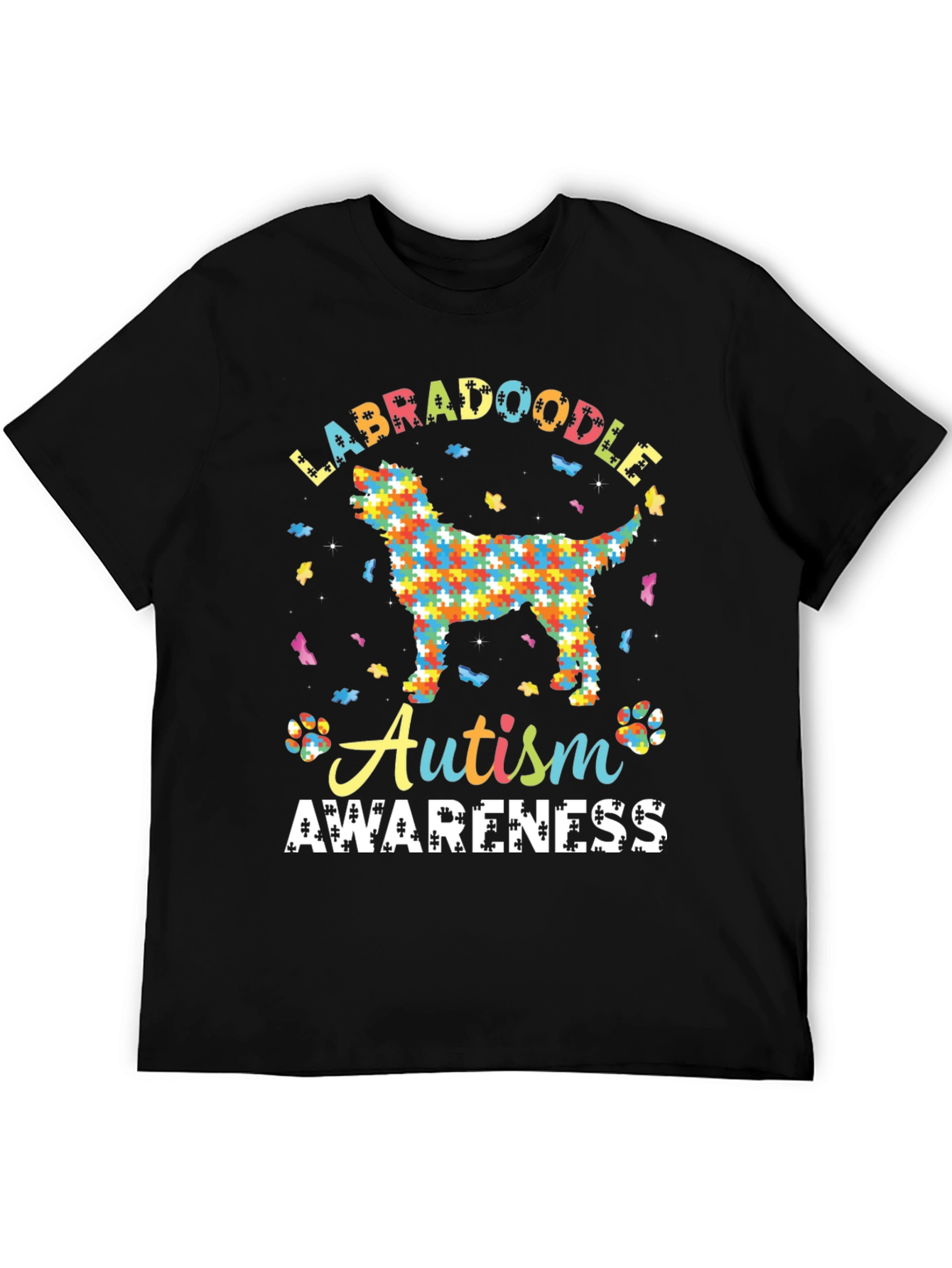 Labradoodle Autism Awareness T-Shirt