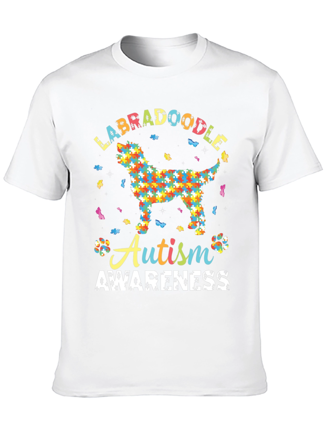 Labradoodle Autism Awareness T-Shirt