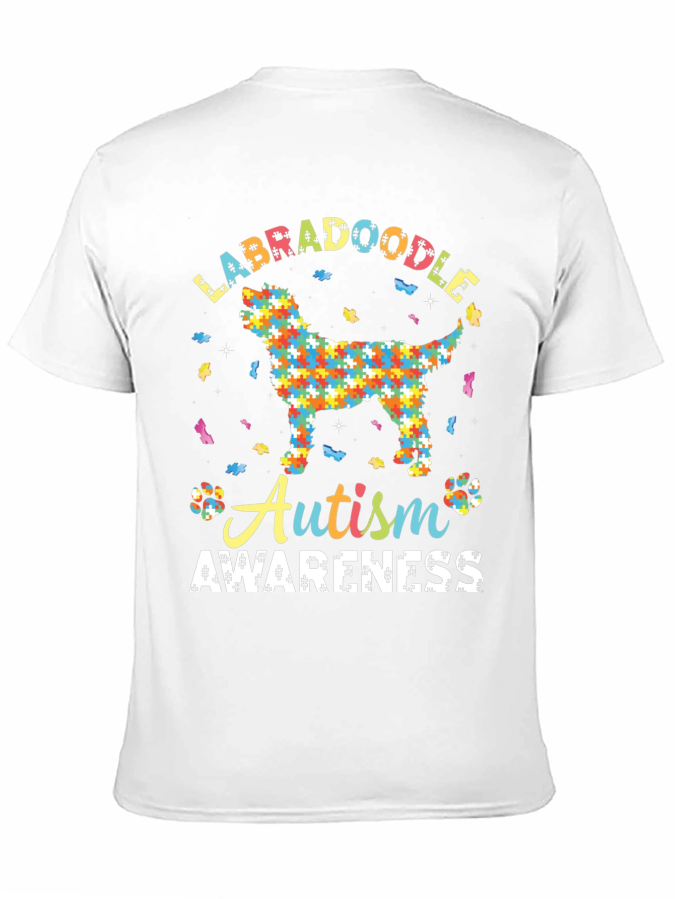 Labradoodle Autism Awareness T-Shirt