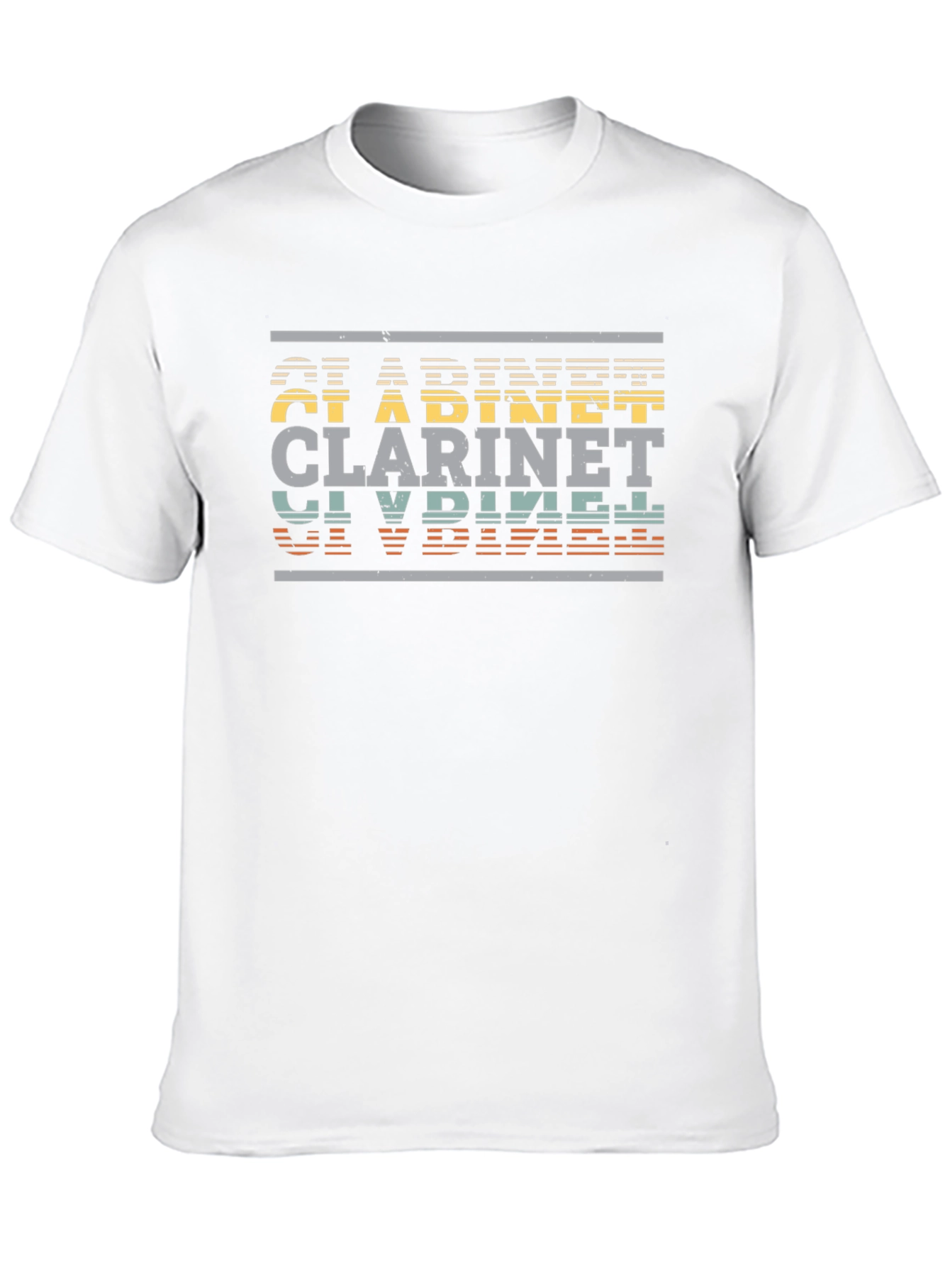 Retro Clarinet Player T-Shirt - Musical Instrument Tee
