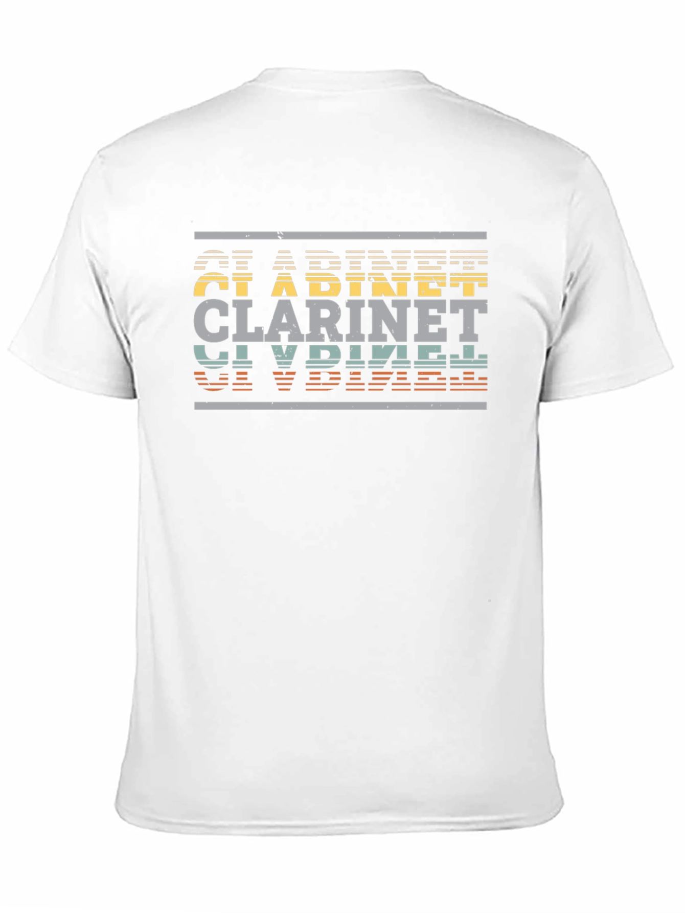 Retro Clarinet Player T-Shirt - Musical Instrument Tee