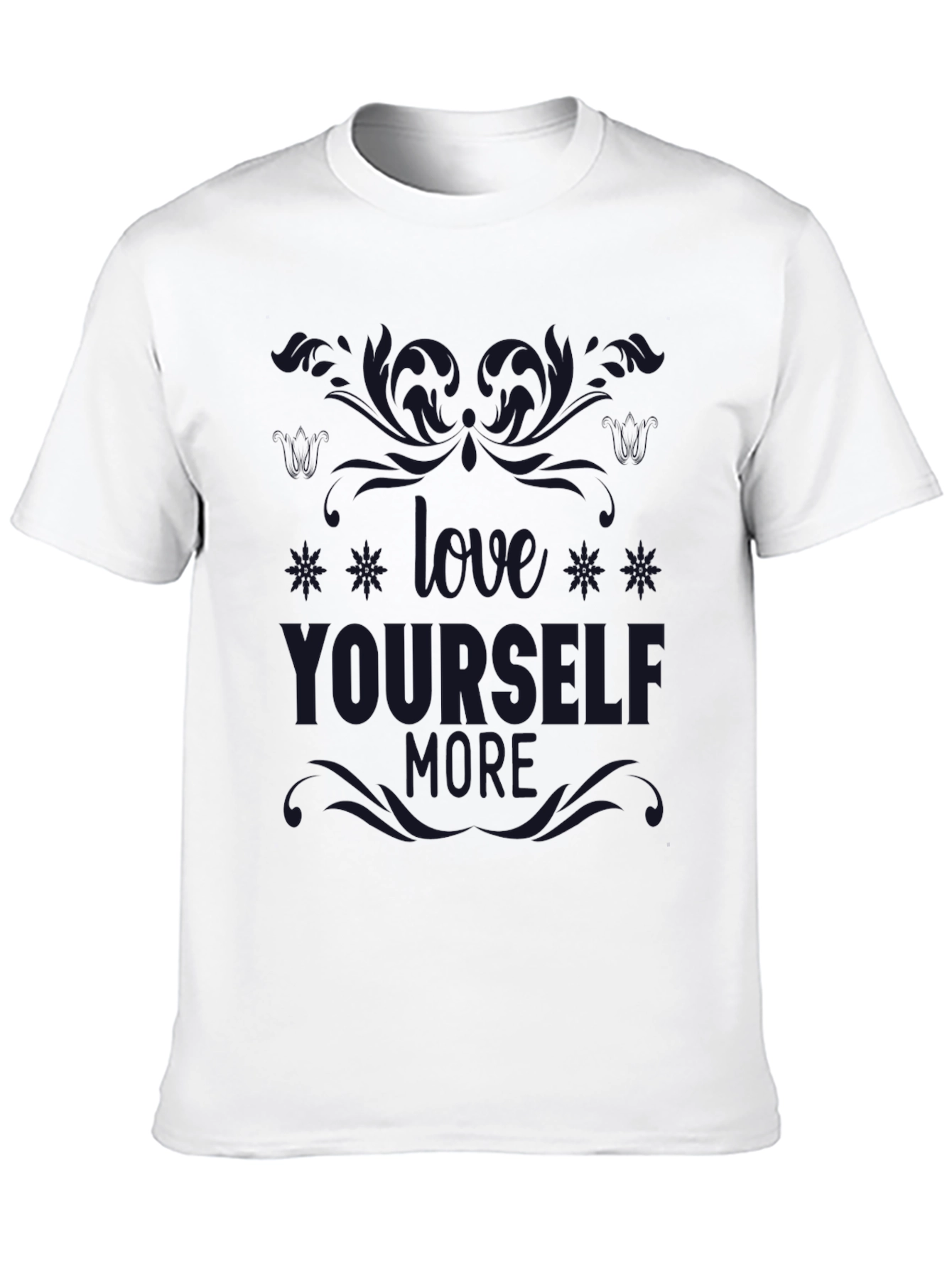 Love Yourself More - Graphic Black Tee