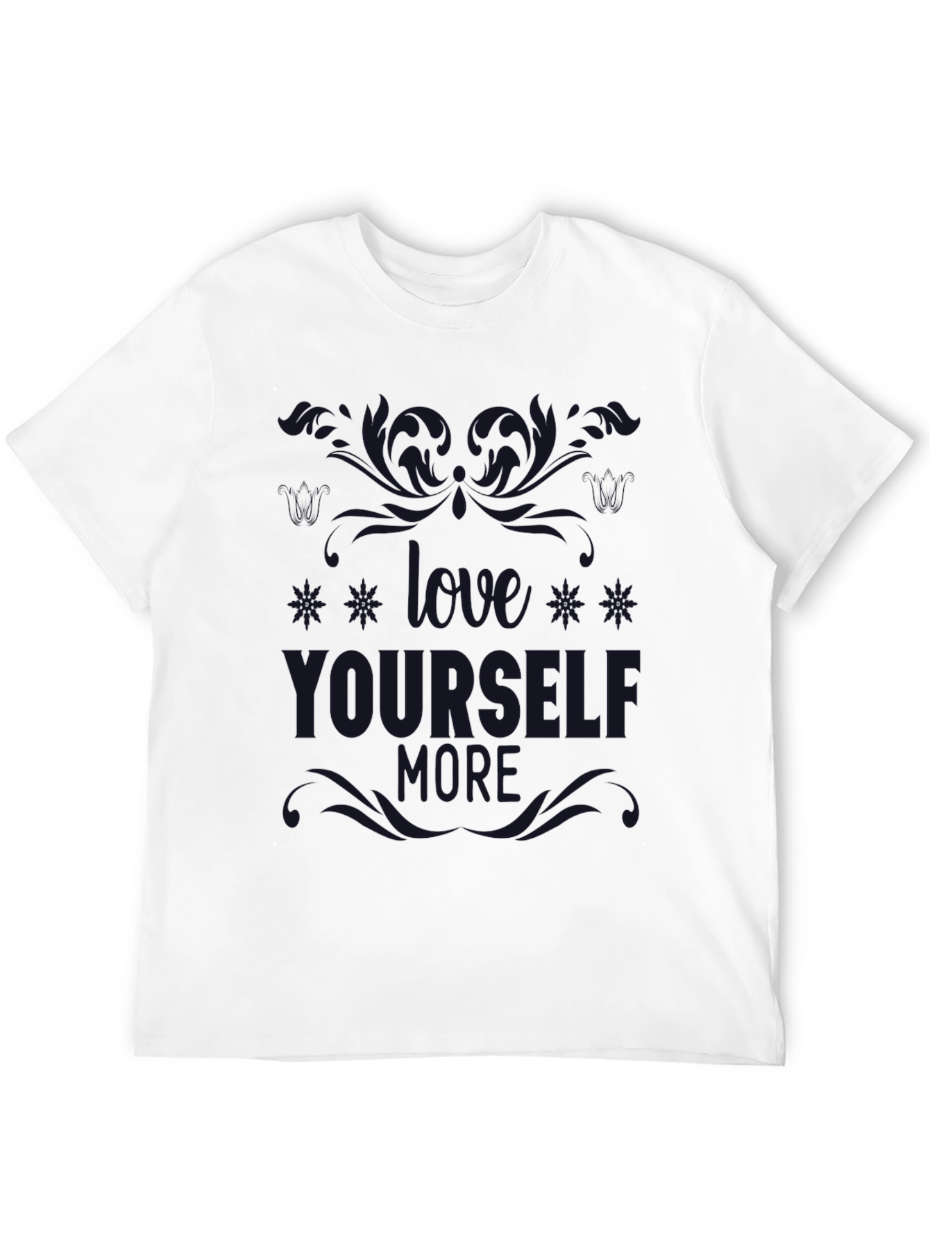 Love Yourself More - Graphic Black Tee