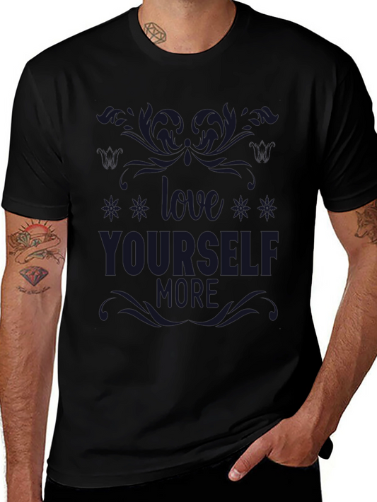 Love Yourself More - Graphic Black Tee