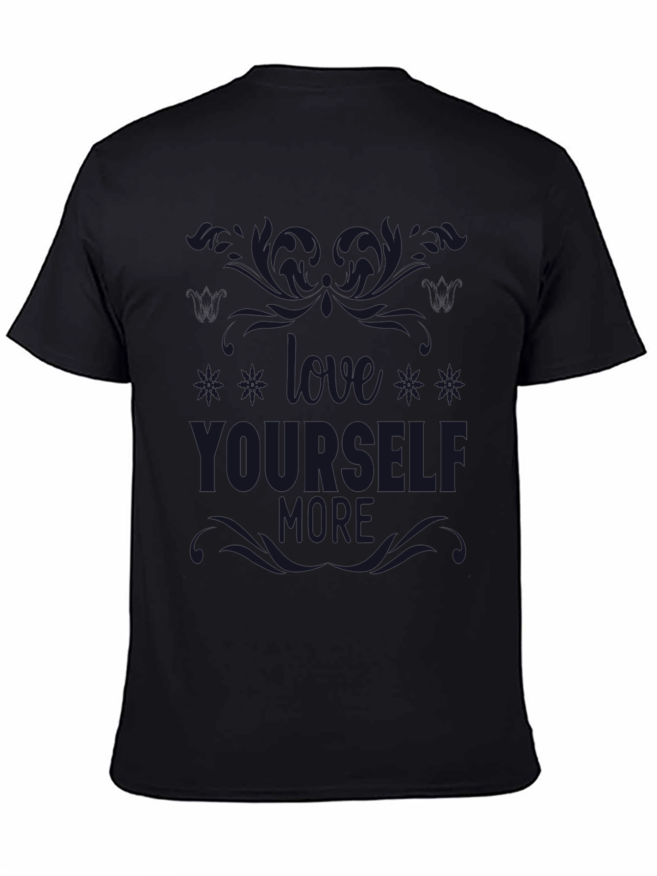 Love Yourself More - Graphic Black Tee