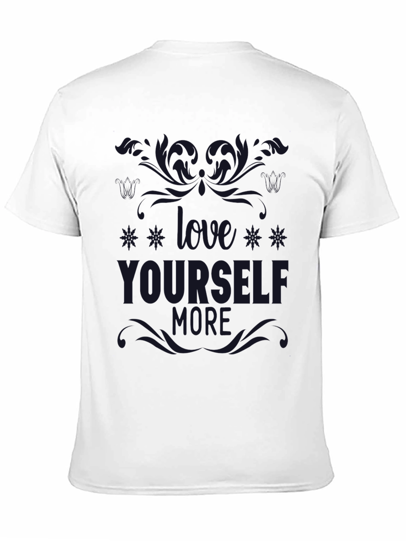Love Yourself More - Graphic Black Tee