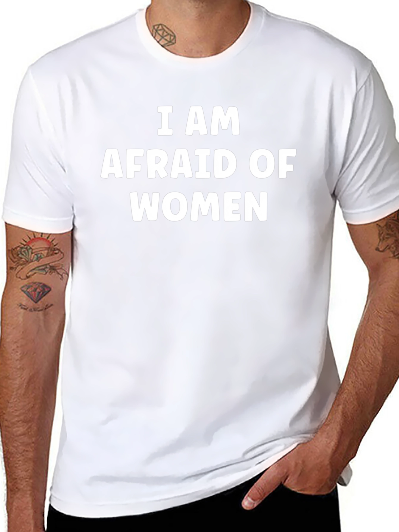 I am Afraid of Women Graphic Tee