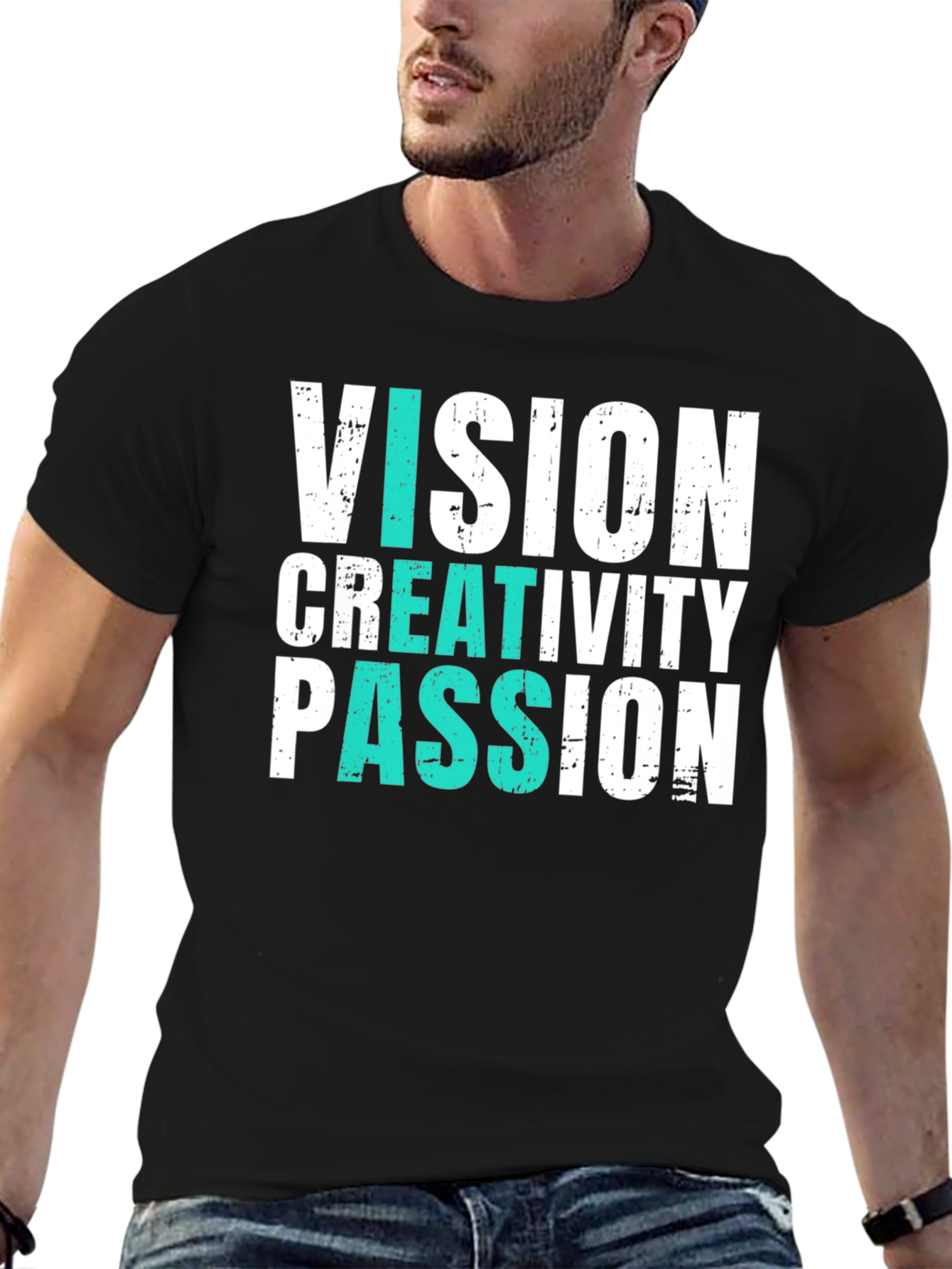 Vision Creativity Passion Graphic T-Shirt