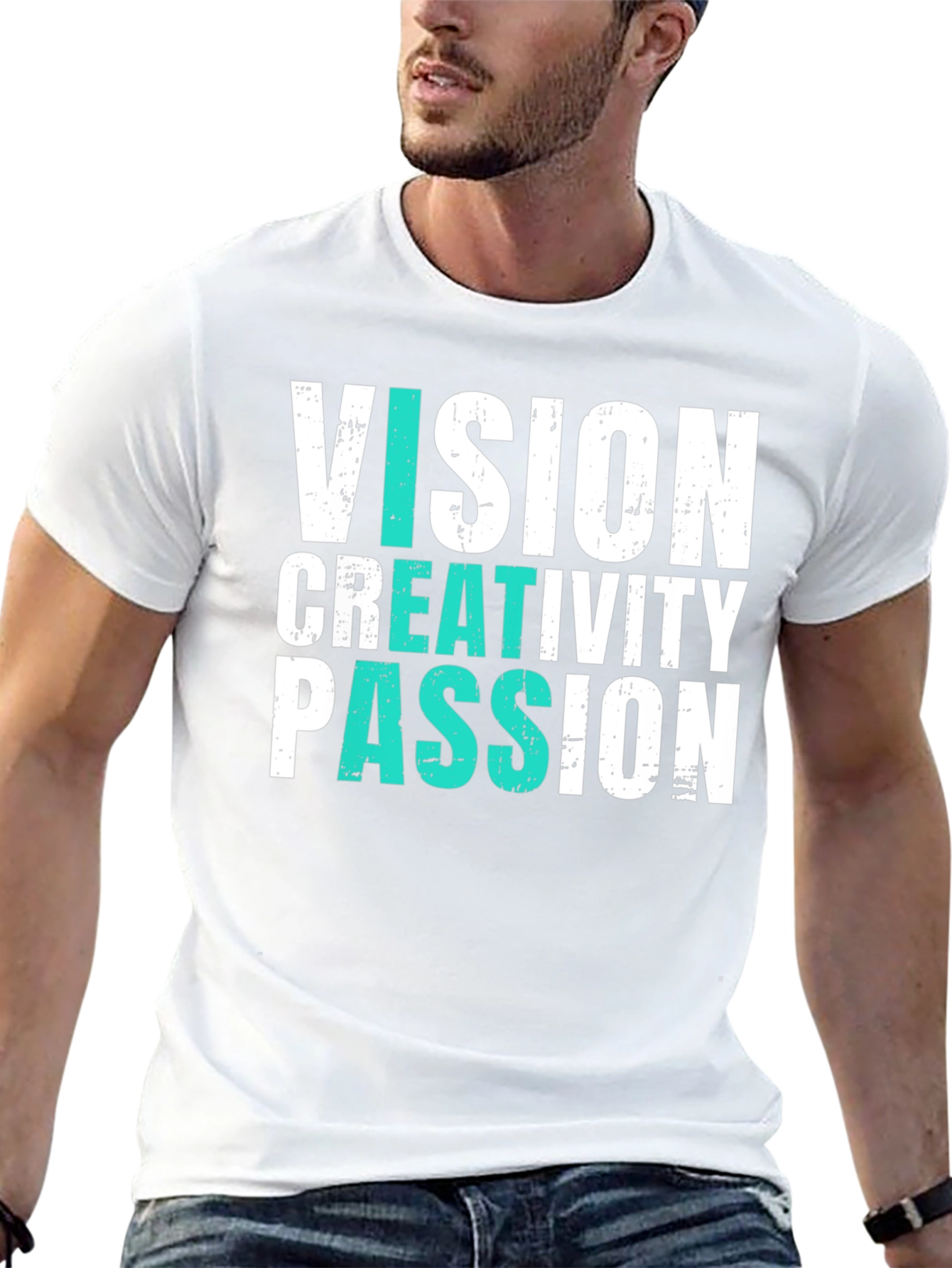 Vision Creativity Passion Graphic T-Shirt