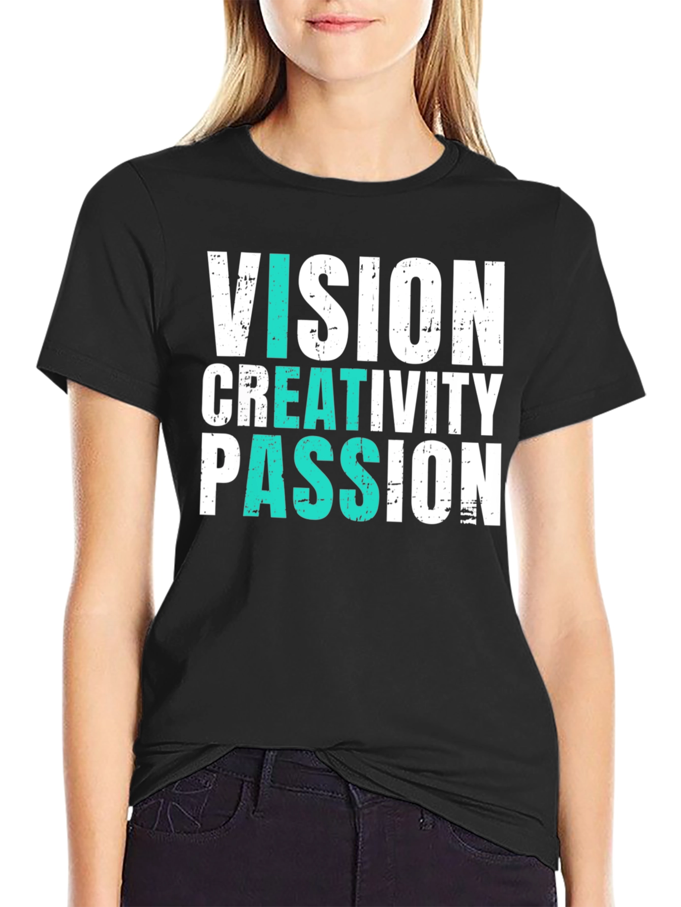 Vision Creativity Passion Graphic T-Shirt