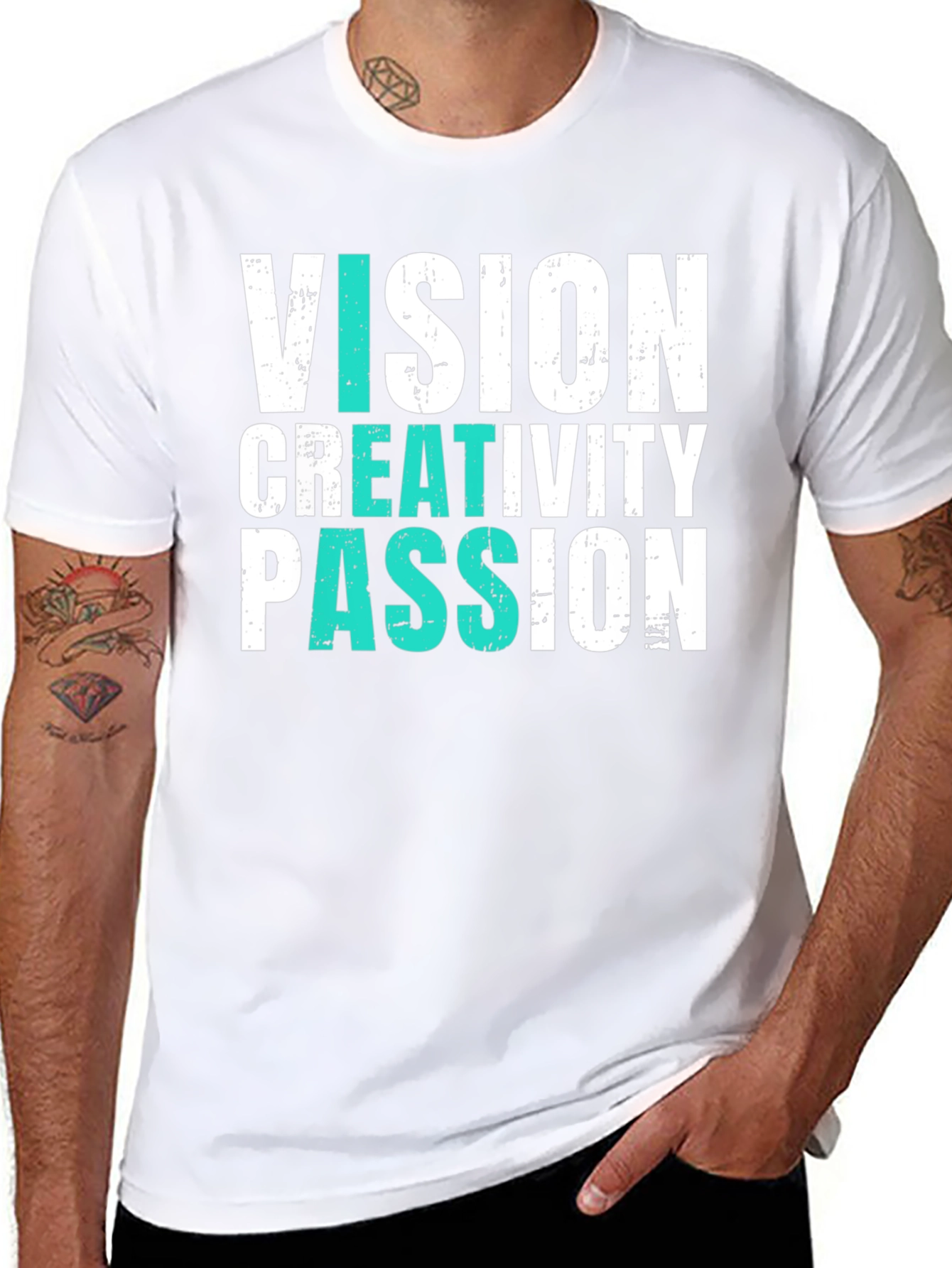 Vision Creativity Passion Graphic T-Shirt