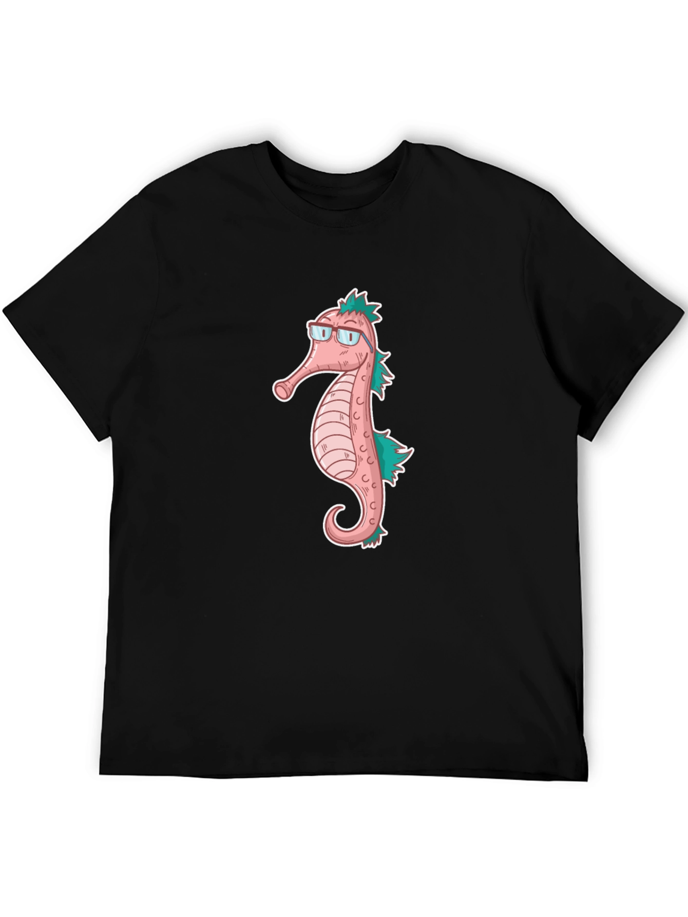 Seahorse Graphic T-Shirt - Unique Animal Tee
