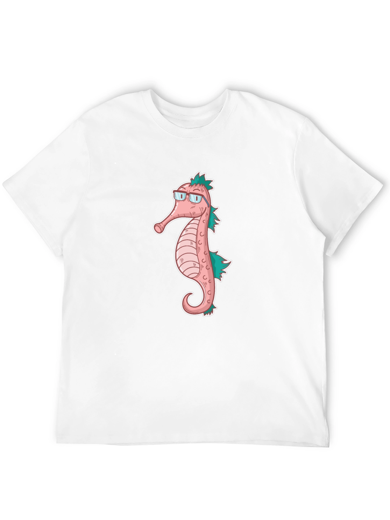 Seahorse Graphic T-Shirt - Unique Animal Tee