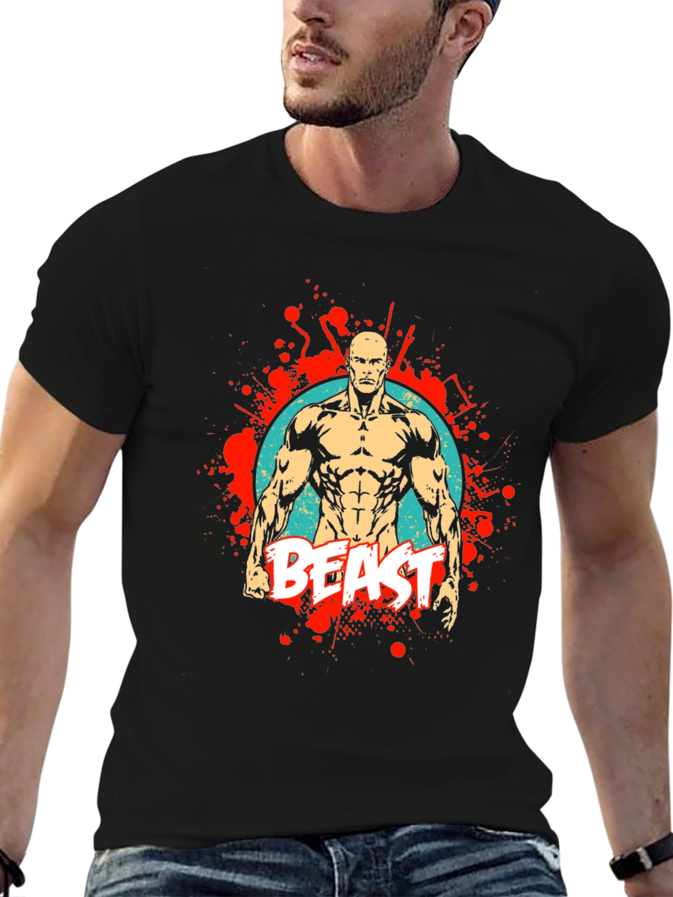 Beast Mode Graphic Tee - Fitness T-Shirt