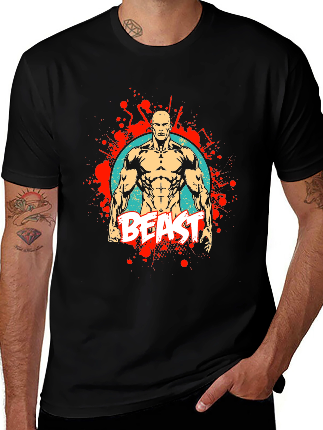 Beast Mode Graphic Tee - Fitness T-Shirt