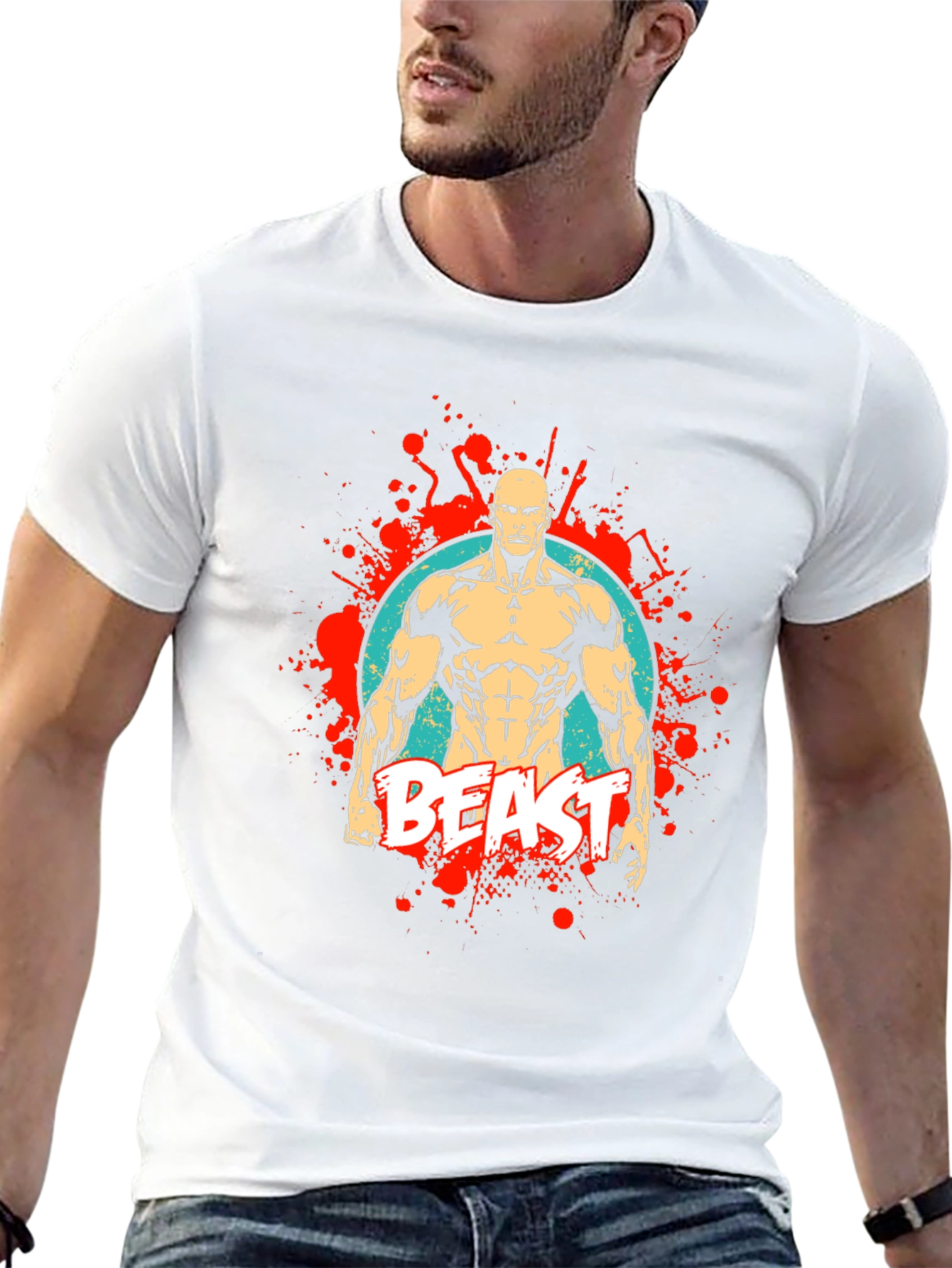 Beast Mode Graphic Tee - Fitness T-Shirt