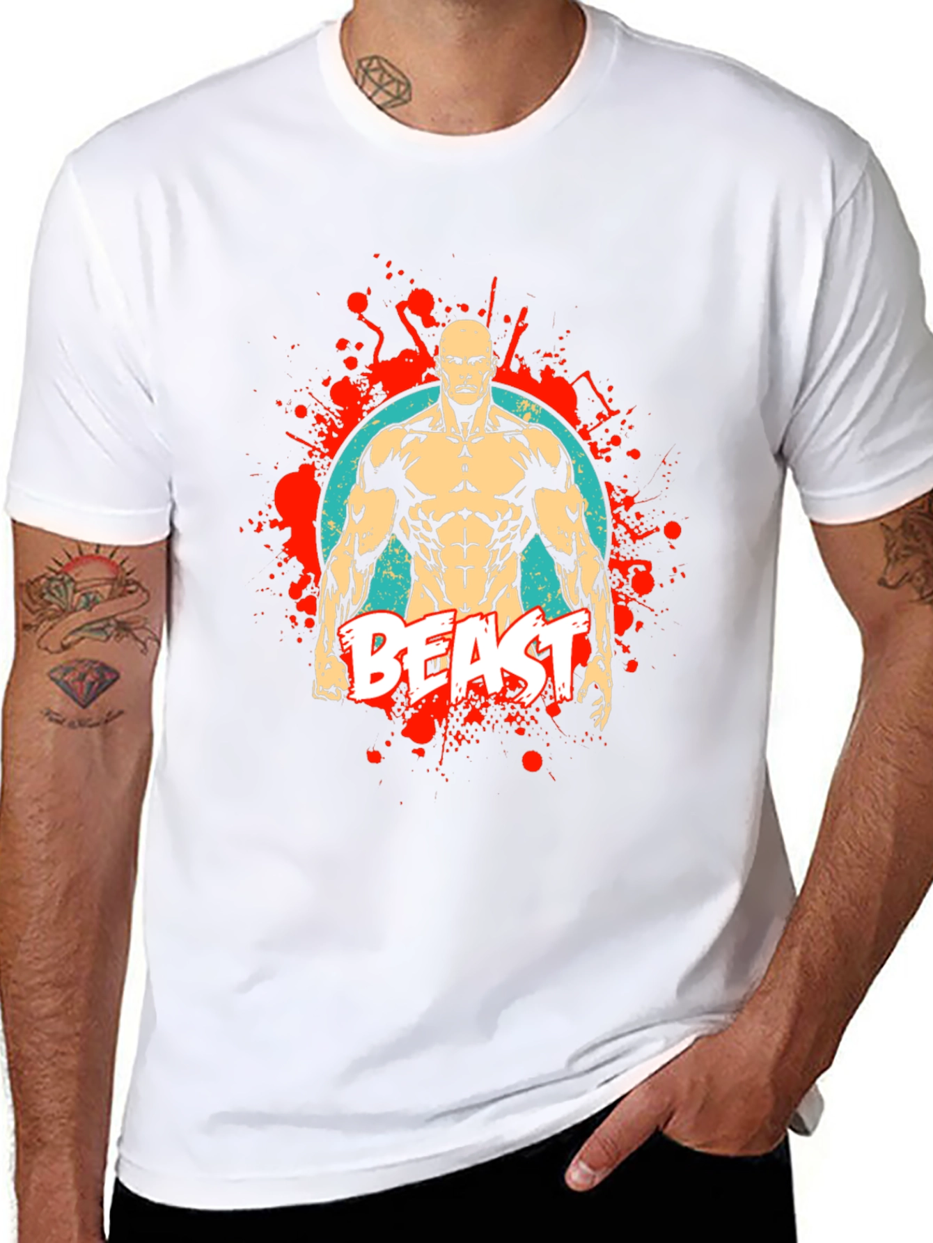 Beast Mode Graphic Tee - Fitness T-Shirt