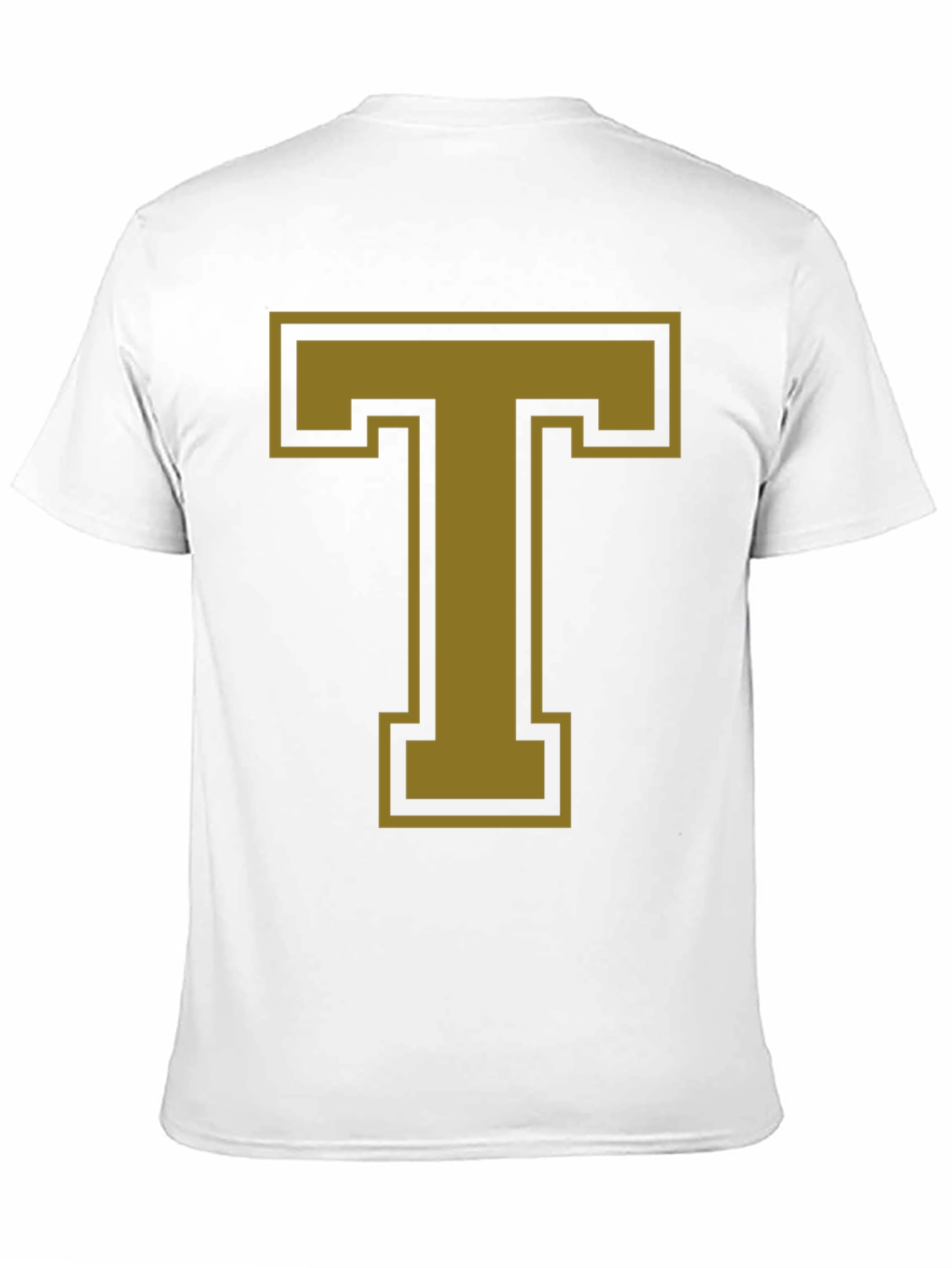 Bold Letter T Graphic Tee - Casual Style