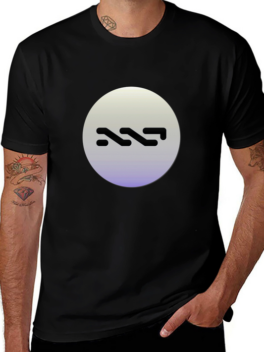 Abstract Logo Black T-Shirt