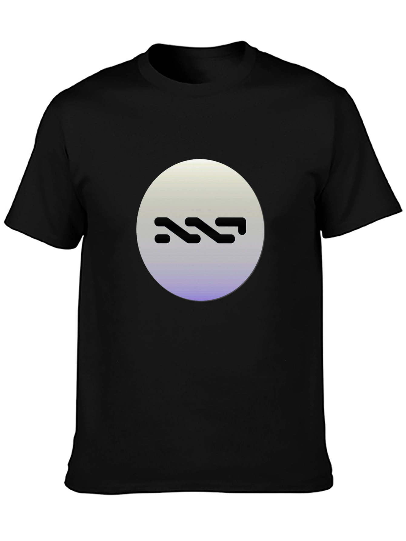 Abstract Logo Black T-Shirt