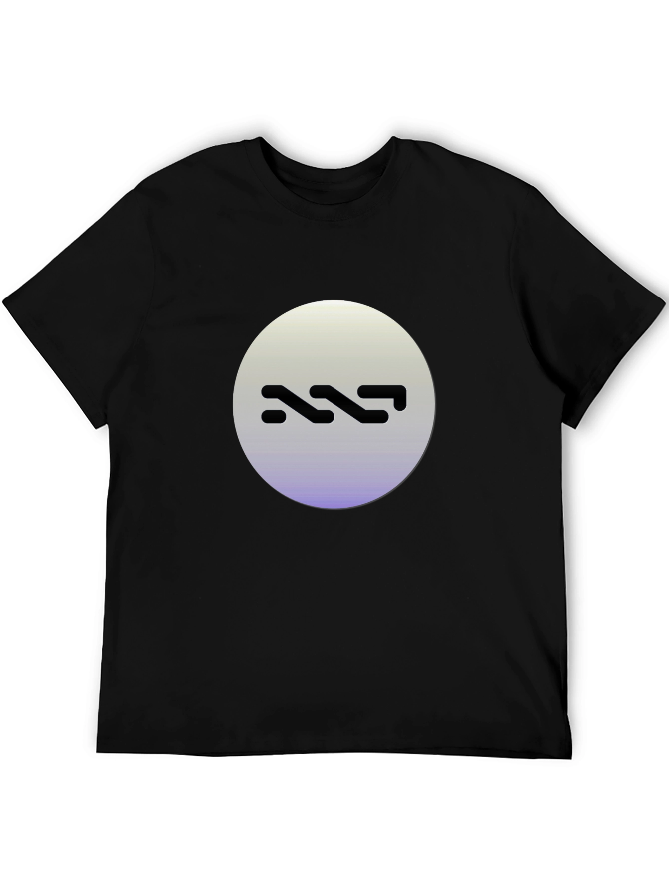 Abstract Logo Black T-Shirt