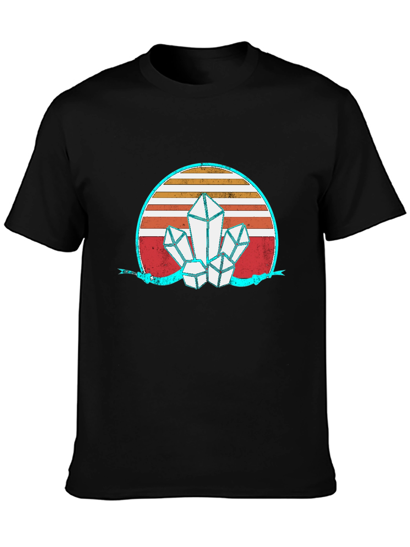 Retro Crystal Graphic T-Shirt