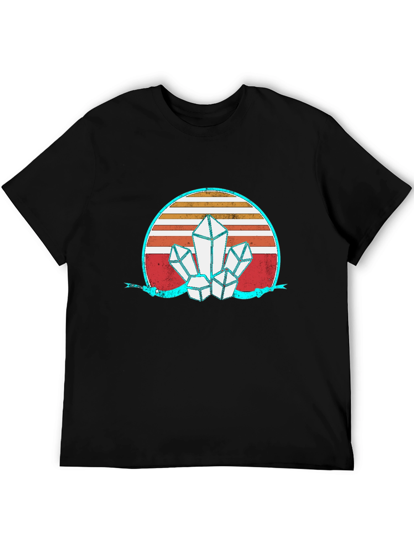 Retro Crystal Graphic T-Shirt