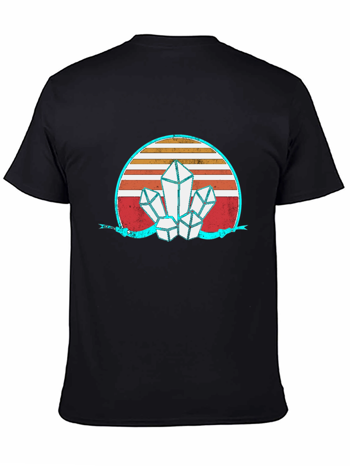 Retro Crystal Graphic T-Shirt