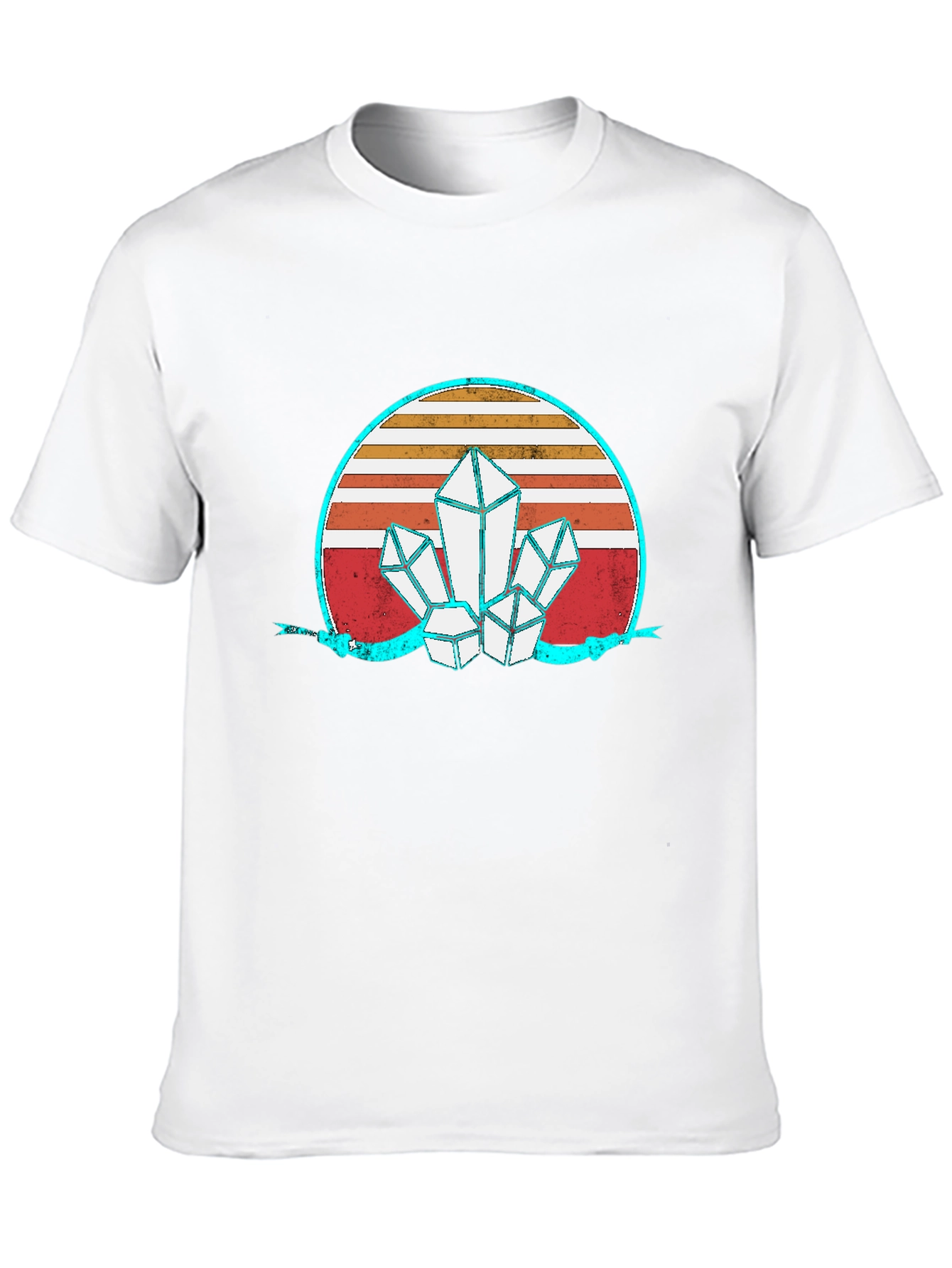 Retro Crystal Graphic T-Shirt