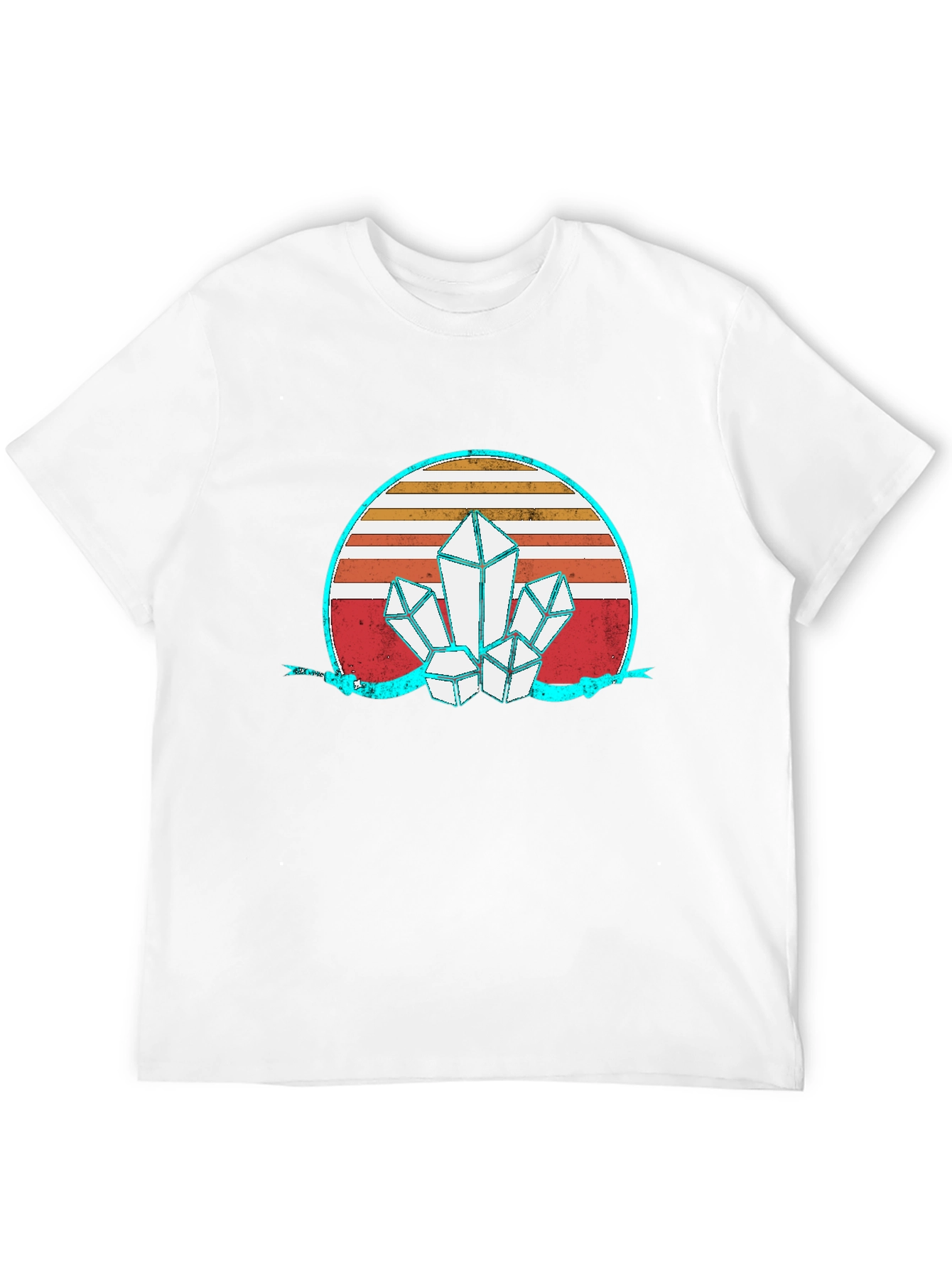 Retro Crystal Graphic T-Shirt