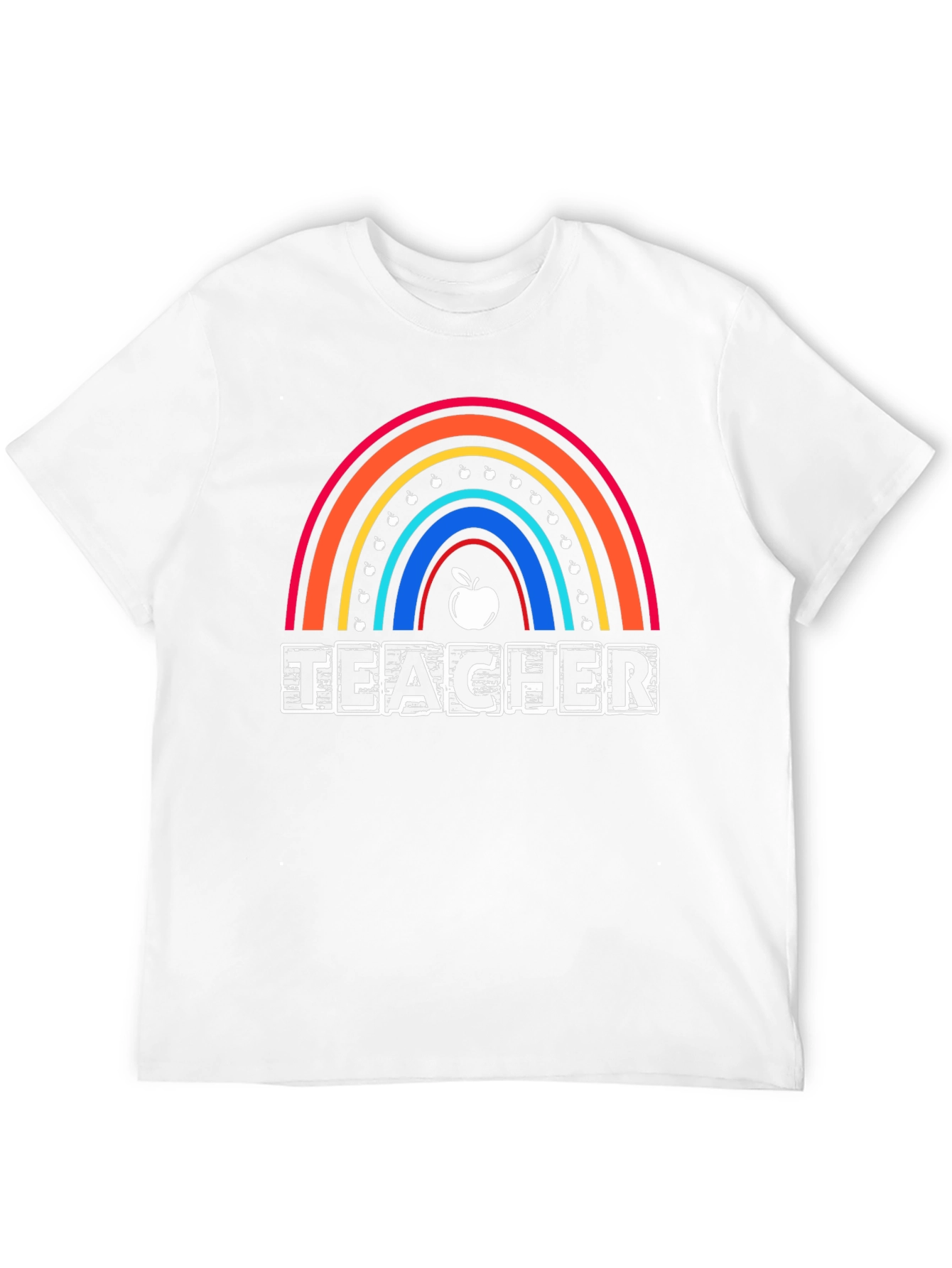 Teacher Rainbow Graphic T-Shirt