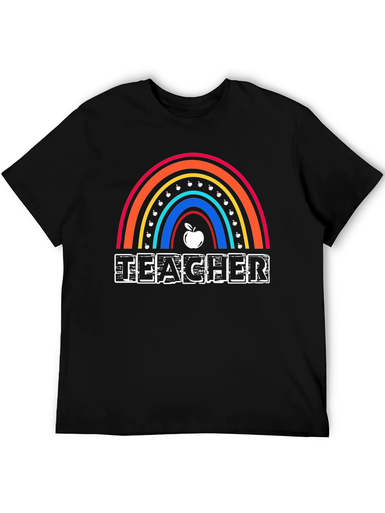 Teacher Rainbow Graphic T-Shirt